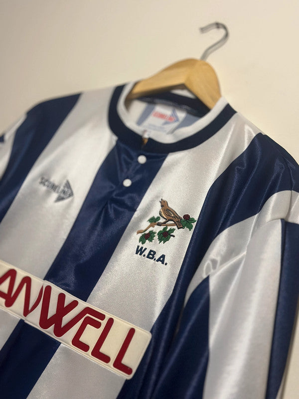 West Brom 1990-91 home football shirt (XL)