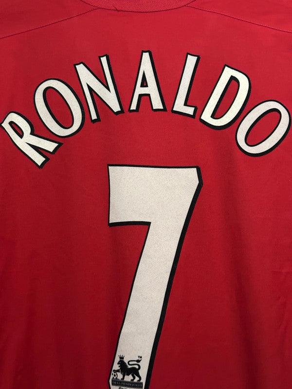 Cristiano Ronaldo Manchester United 2003-04 long sleeve home football shirt (L)