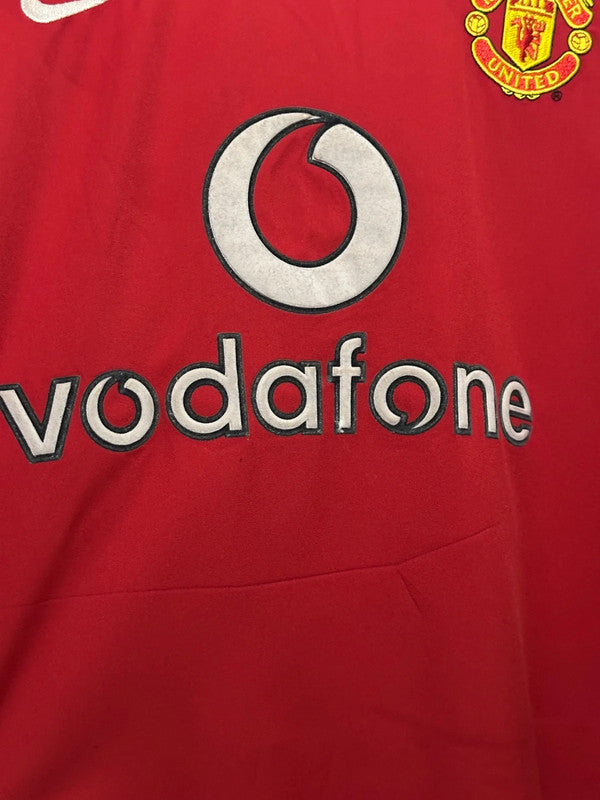 Cristiano Ronaldo Manchester United 2003-04 long sleeve home football shirt (L)