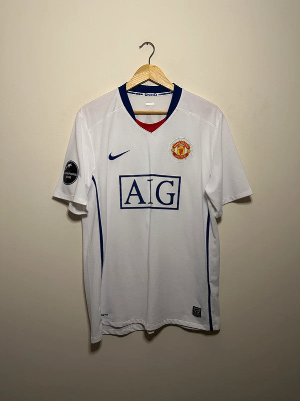 Cristiano Ronaldo Manchester United 2008-09 away football shirt (L)