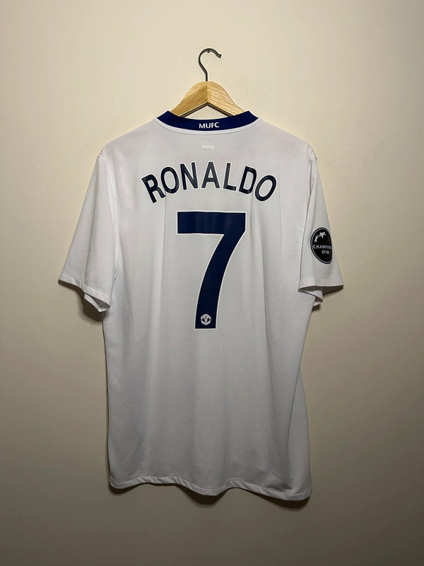 Cristiano Ronaldo Manchester United 2008-09 away football shirt (L)