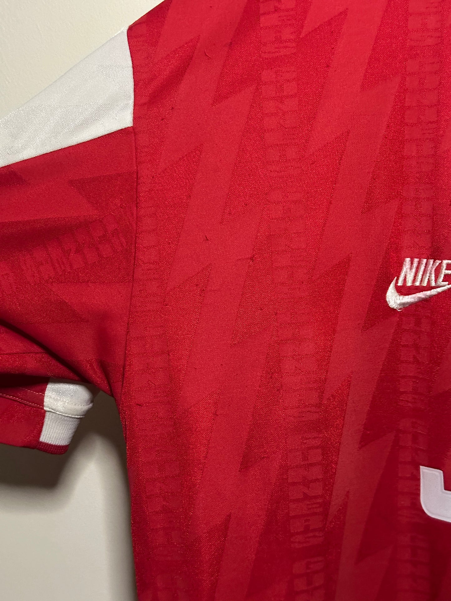 Dennis Bergkamp Arsenal FC 1994-96 home football shirt (XL)
