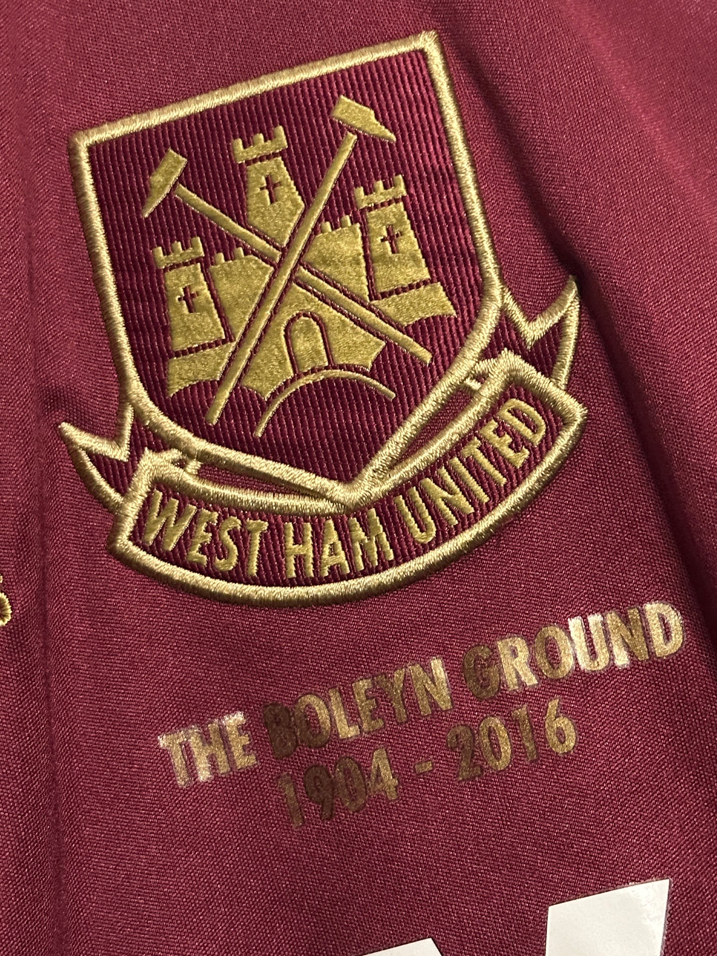 Dimitri Payet West Ham United 2015-16 limited edition home football shirt (L)
