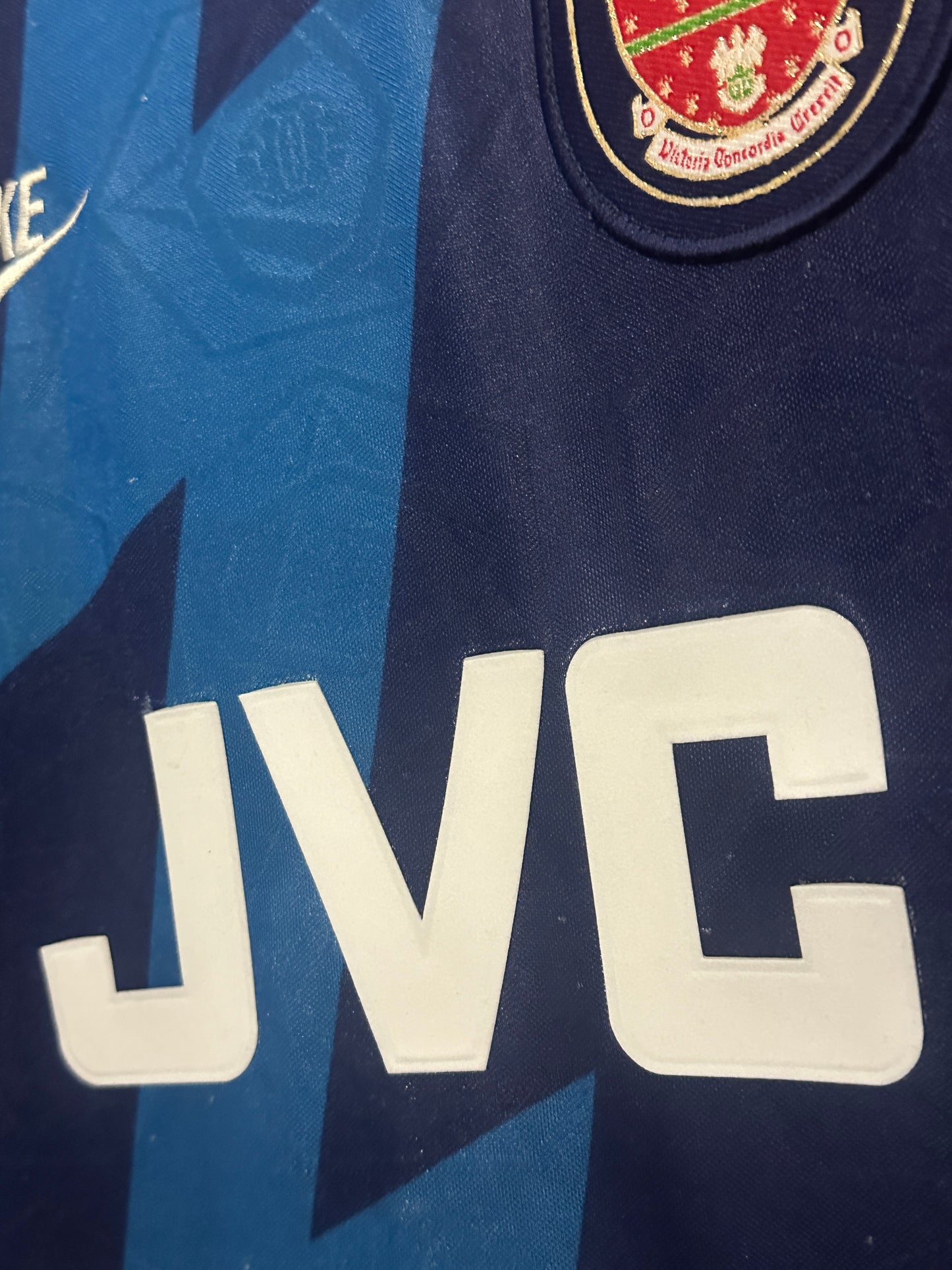 Dennis Bergkamp Arsenal FC 1994-96 away football shirt (XL)