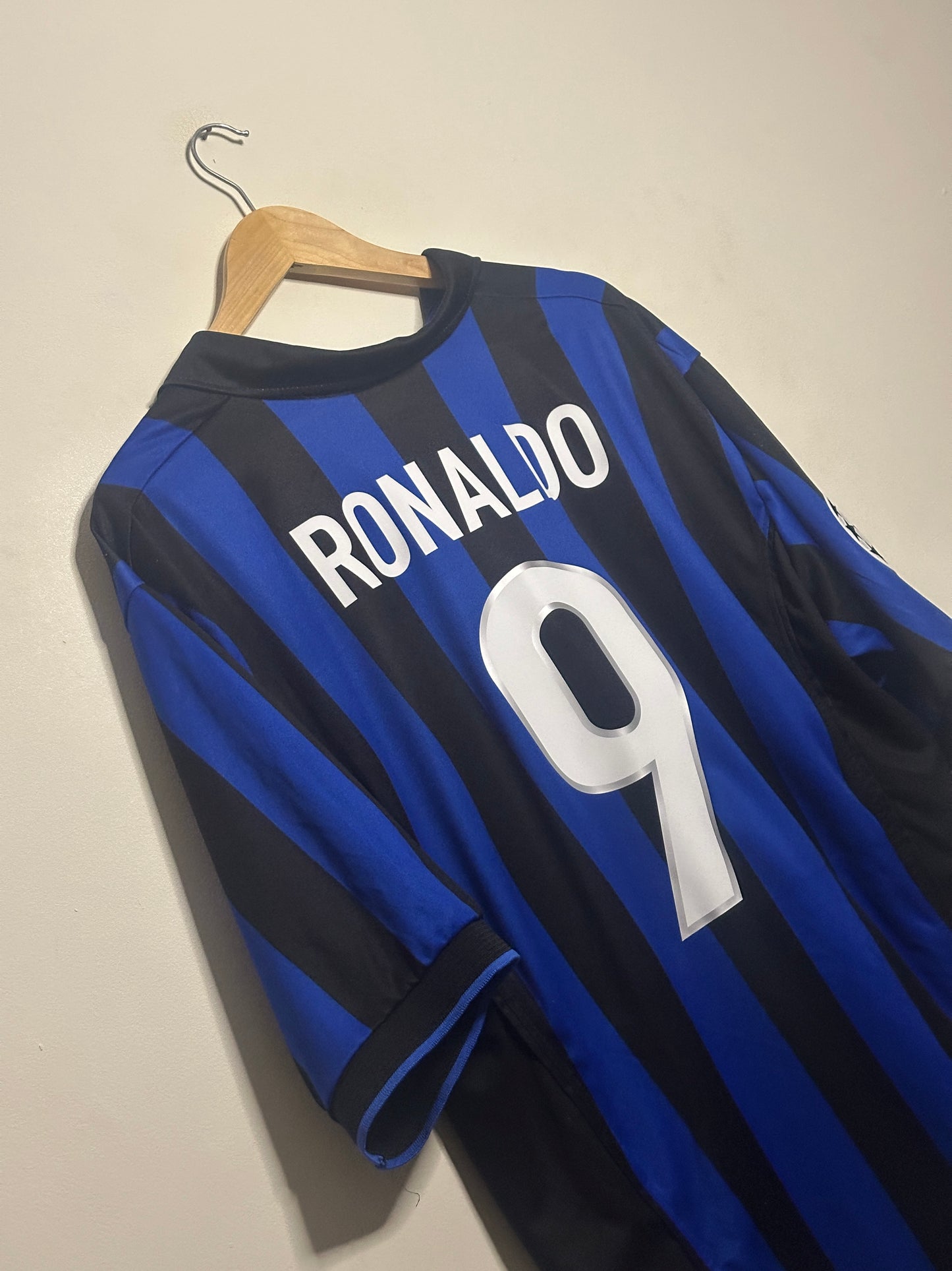 Ronaldo Nazario Inter Milan 1998-99 home football shirt (XL)
