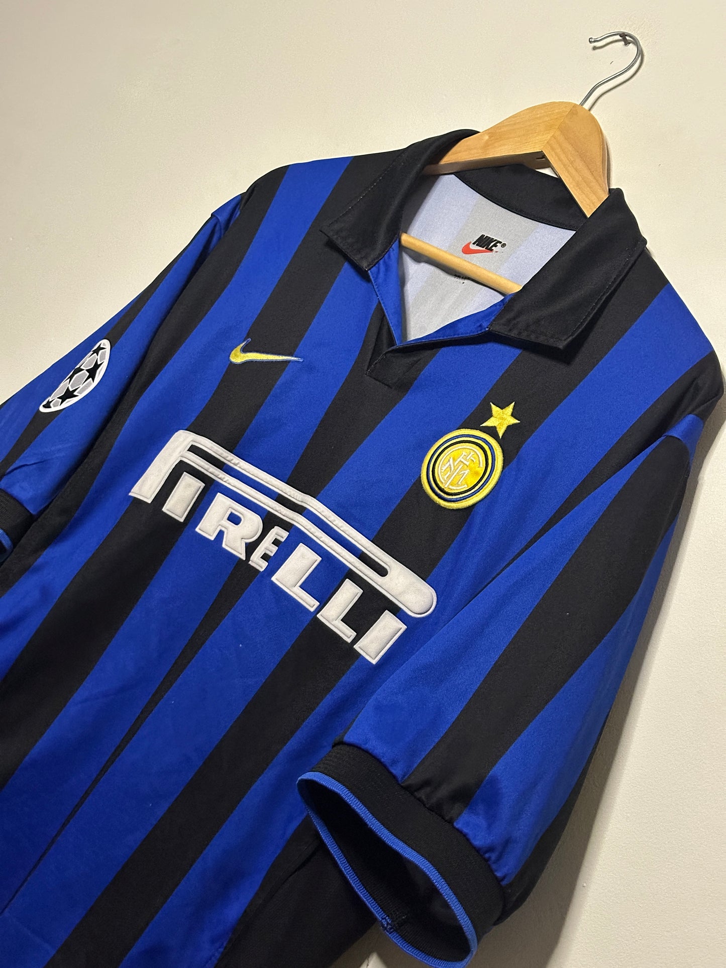 Ronaldo Nazario Inter Milan 1998-99 home football shirt (XL)