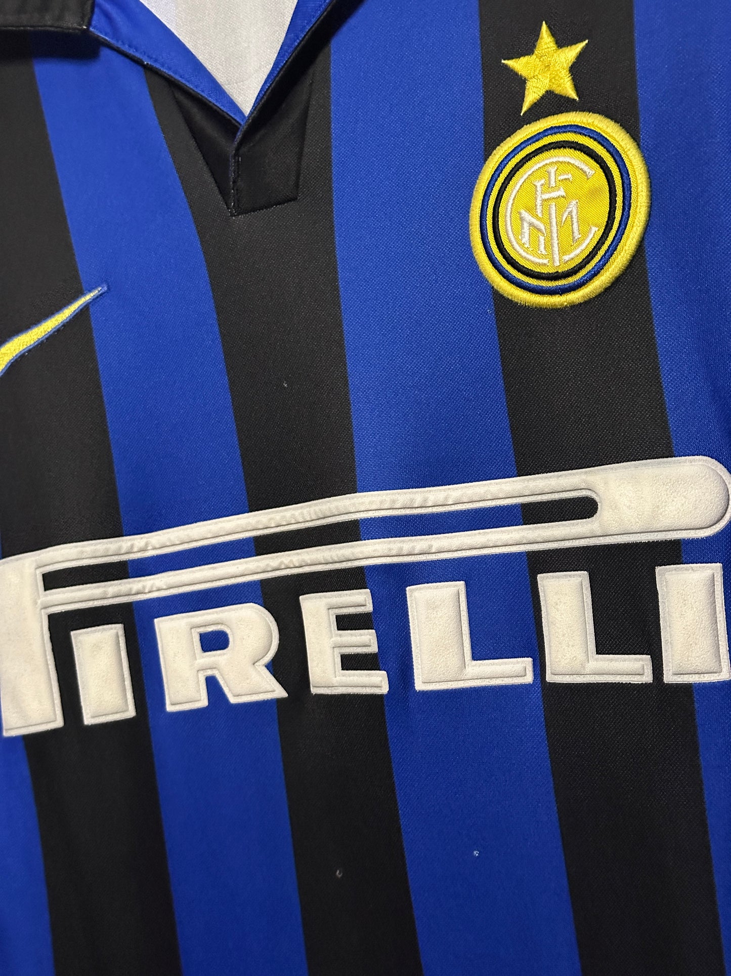 Ronaldo Nazario Inter Milan 1998-99 home football shirt (XL)