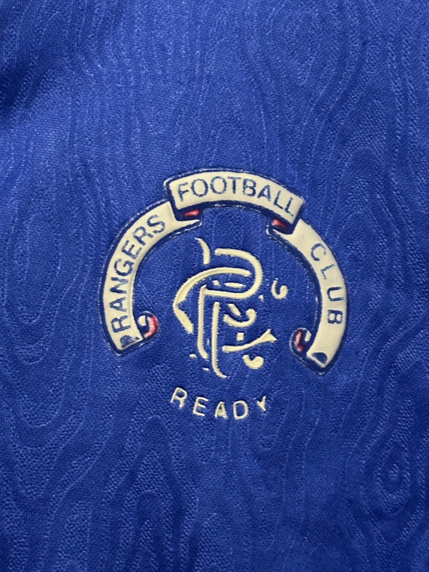 Rangers FC 1990-92 home football shirt (XL)