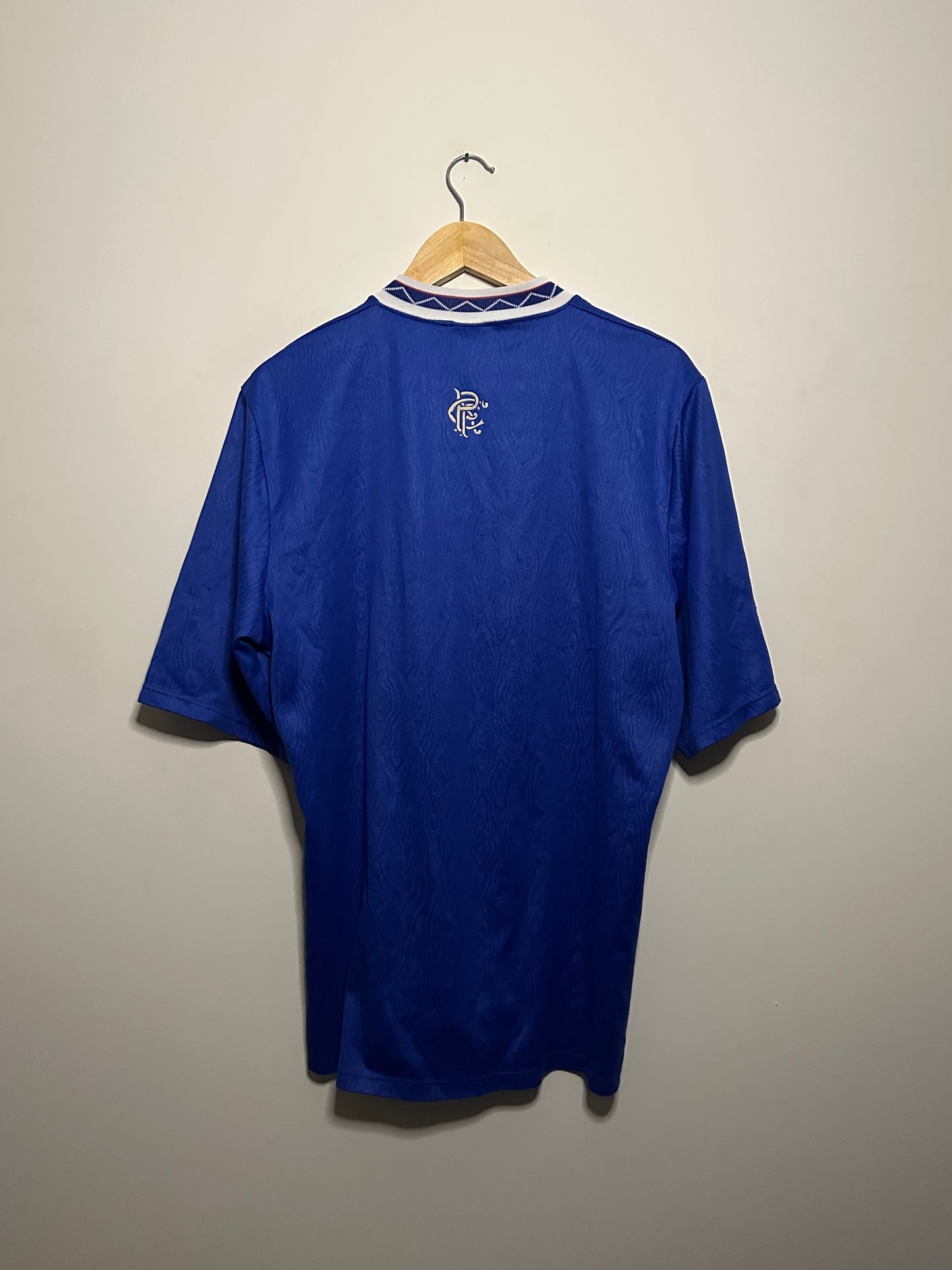 Rangers FC 1990-92 home football shirt (XL)