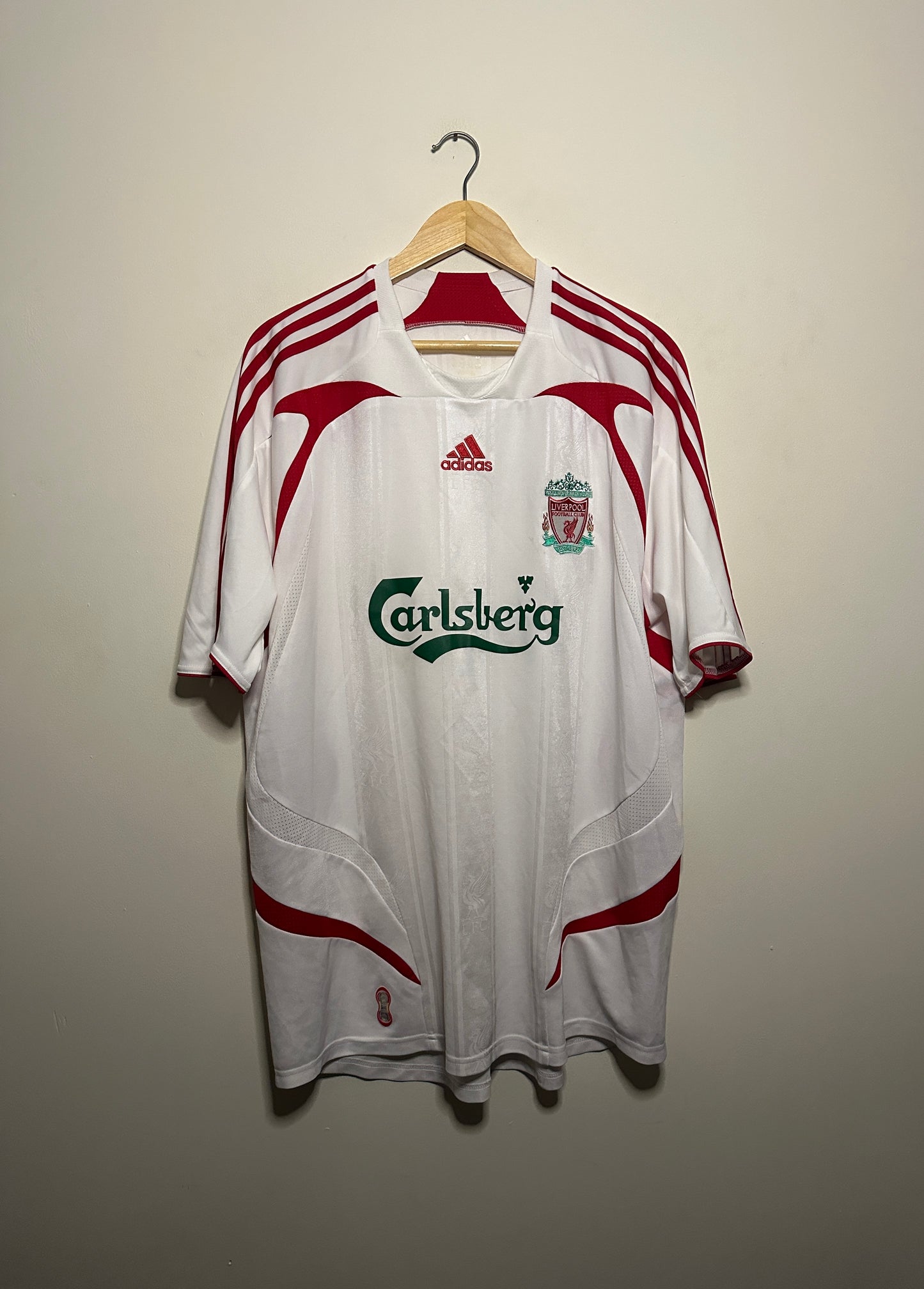 Liverpool FC 2007-08 away football shirt (XL)