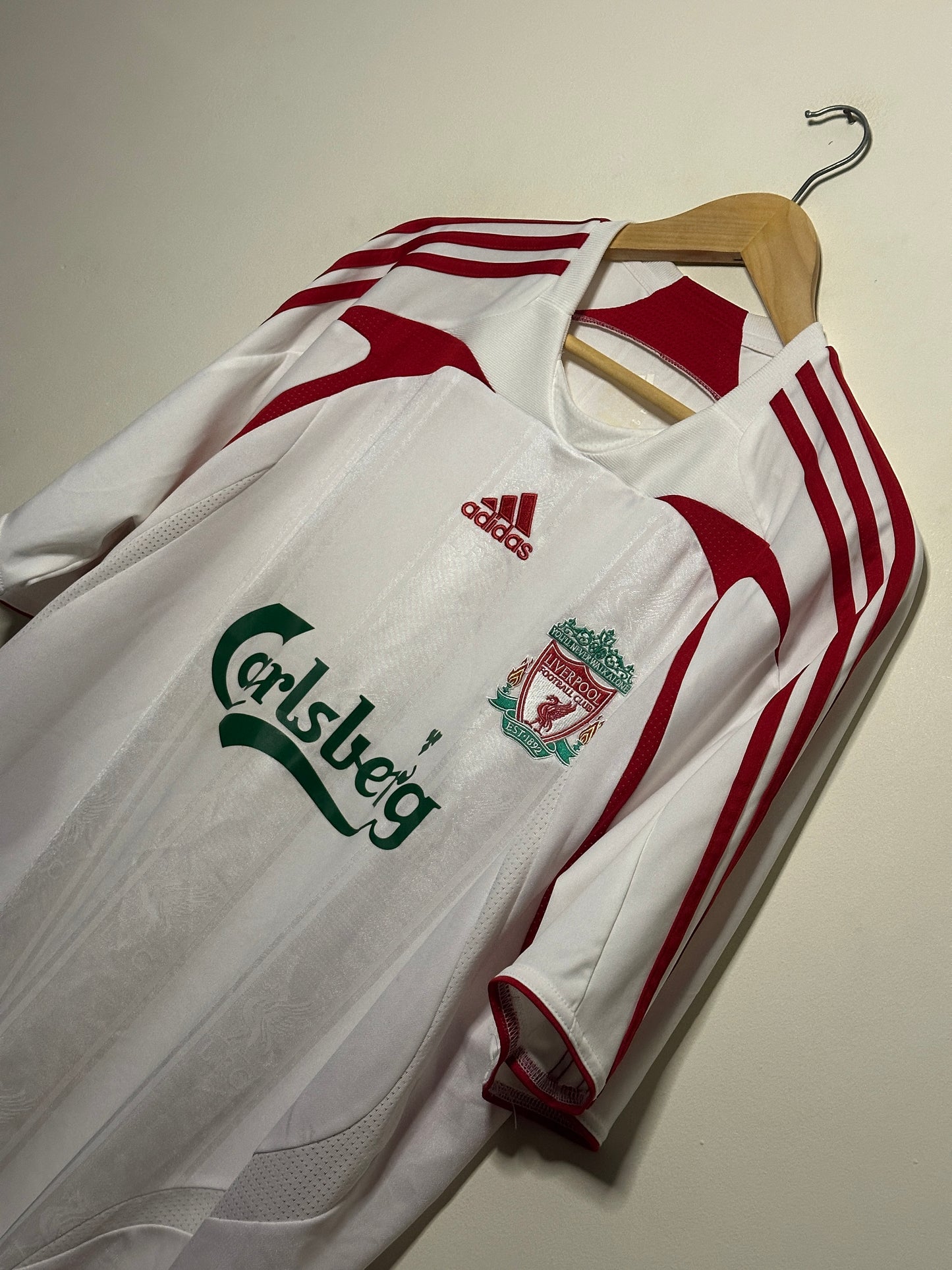 Liverpool FC 2007-08 away football shirt (XL)