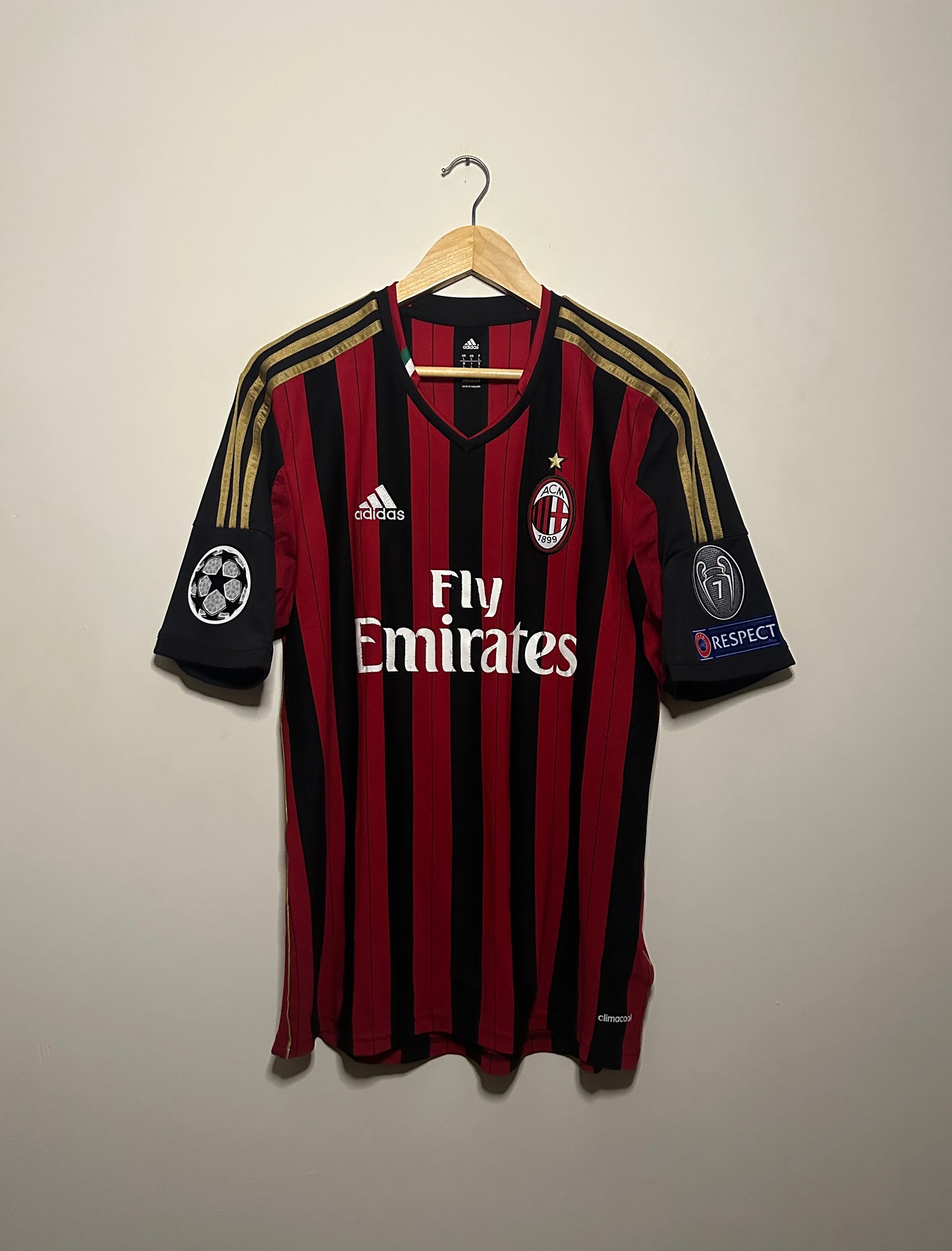 Kaka AC Milan 2013-14 home football shirt (L)