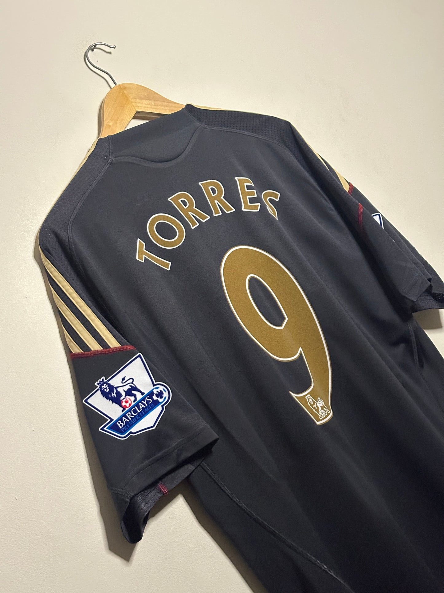 Fernando Torres Liverpool FC 2009-10 away football shirt (XL)