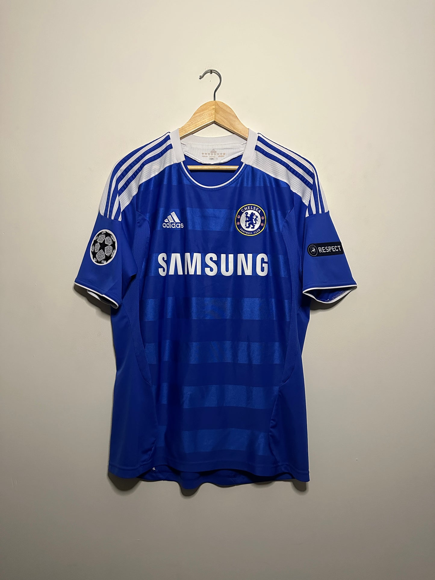 Frank Lampard Chelsea FC 2011-12 home football shirt (M)