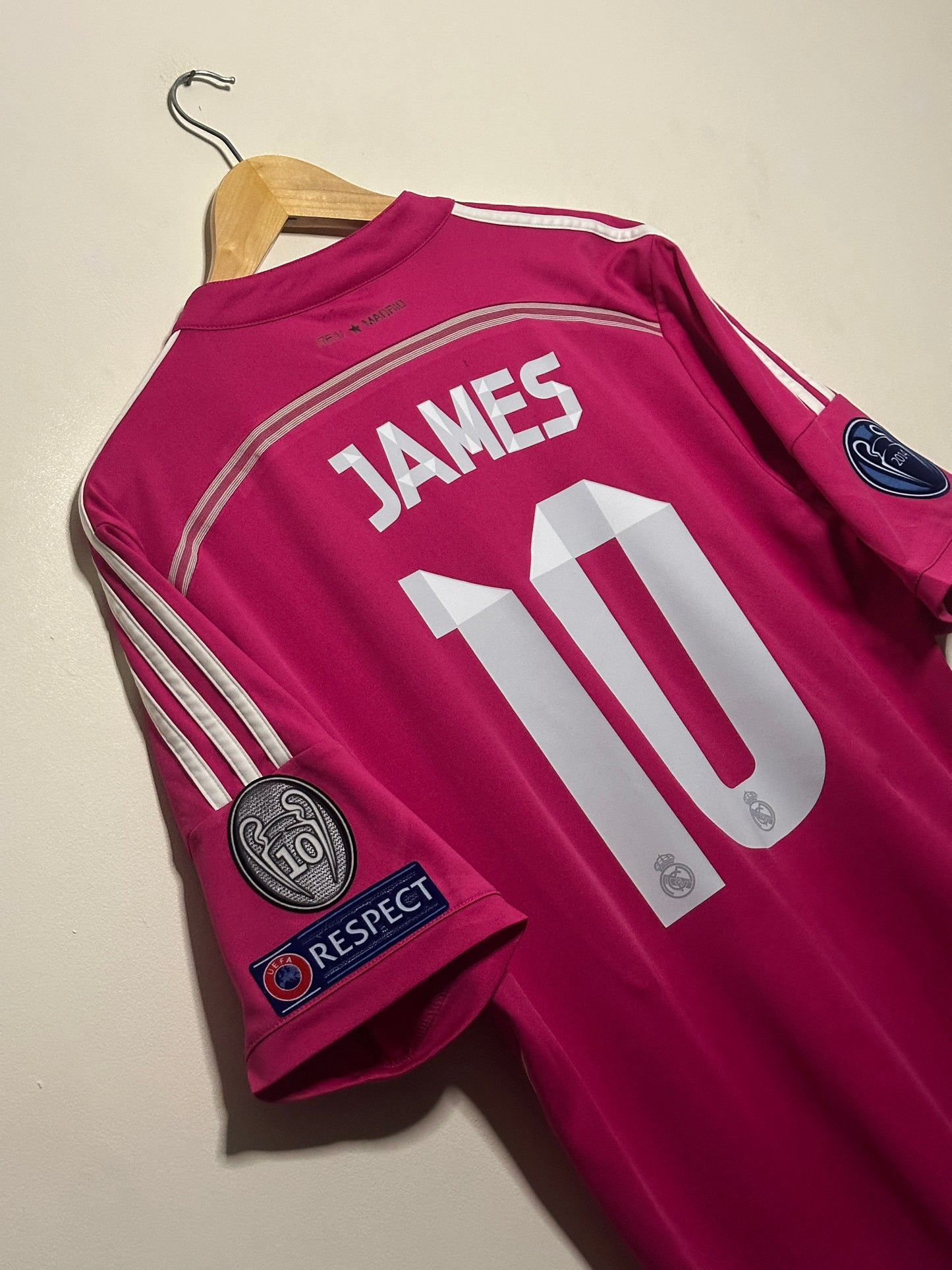 James Rodriguez Real Madrid 2014-15 away football shirt (L)