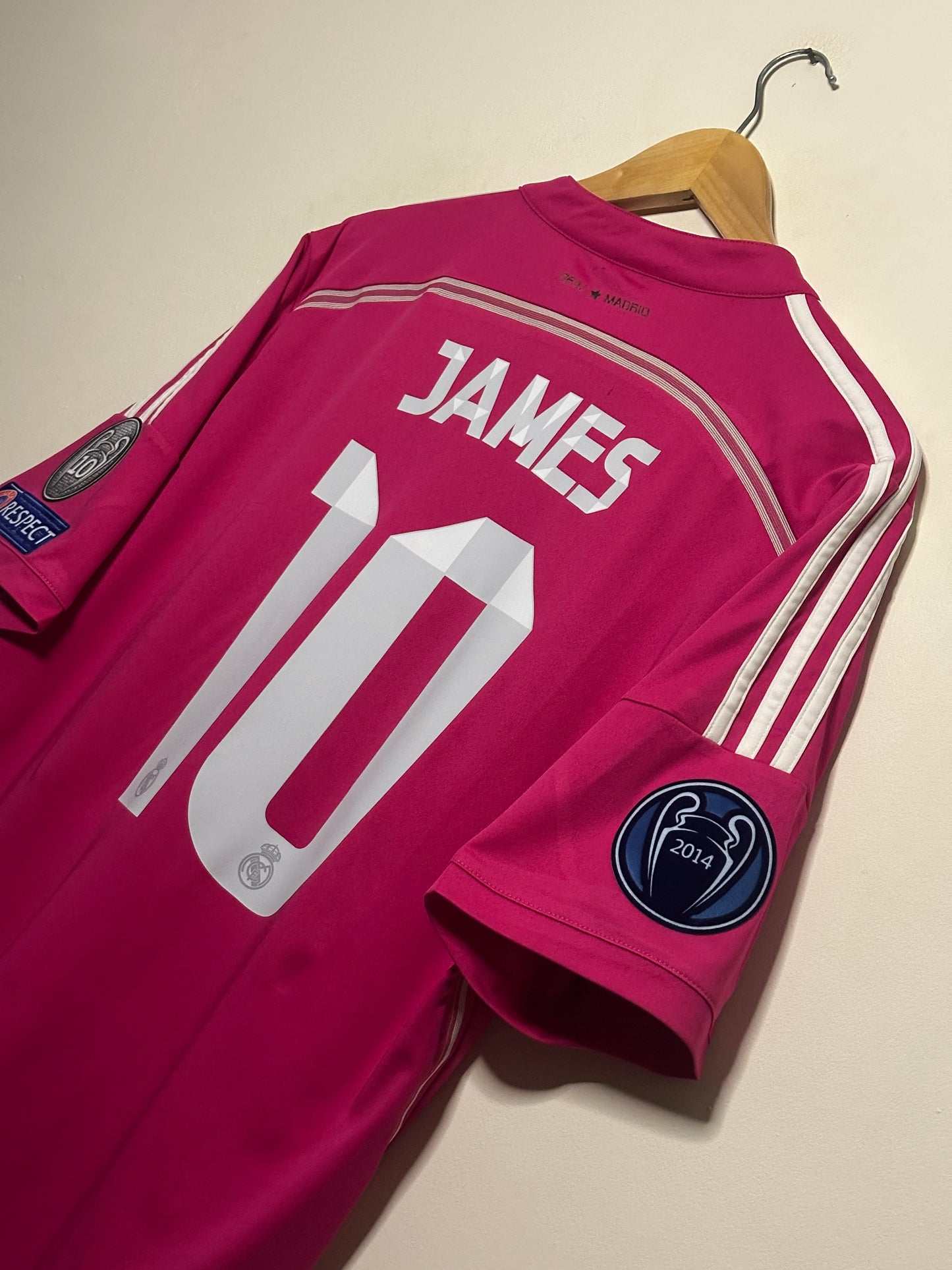 James Rodriguez Real Madrid 2014-15 away football shirt (L)