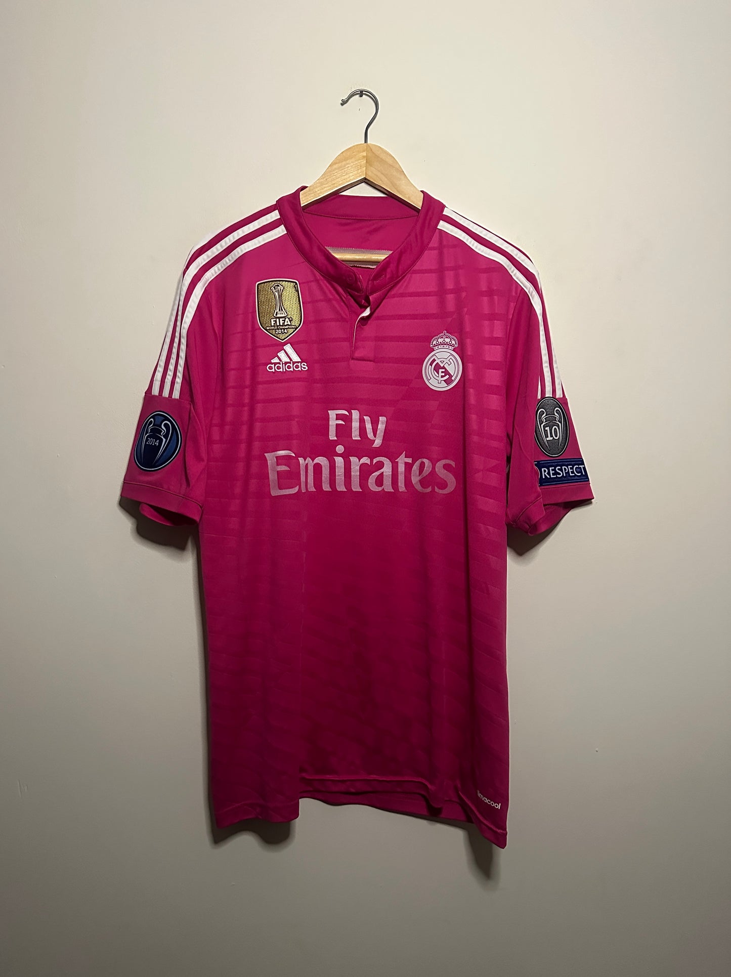 James Rodriguez Real Madrid 2014-15 away football shirt (L)