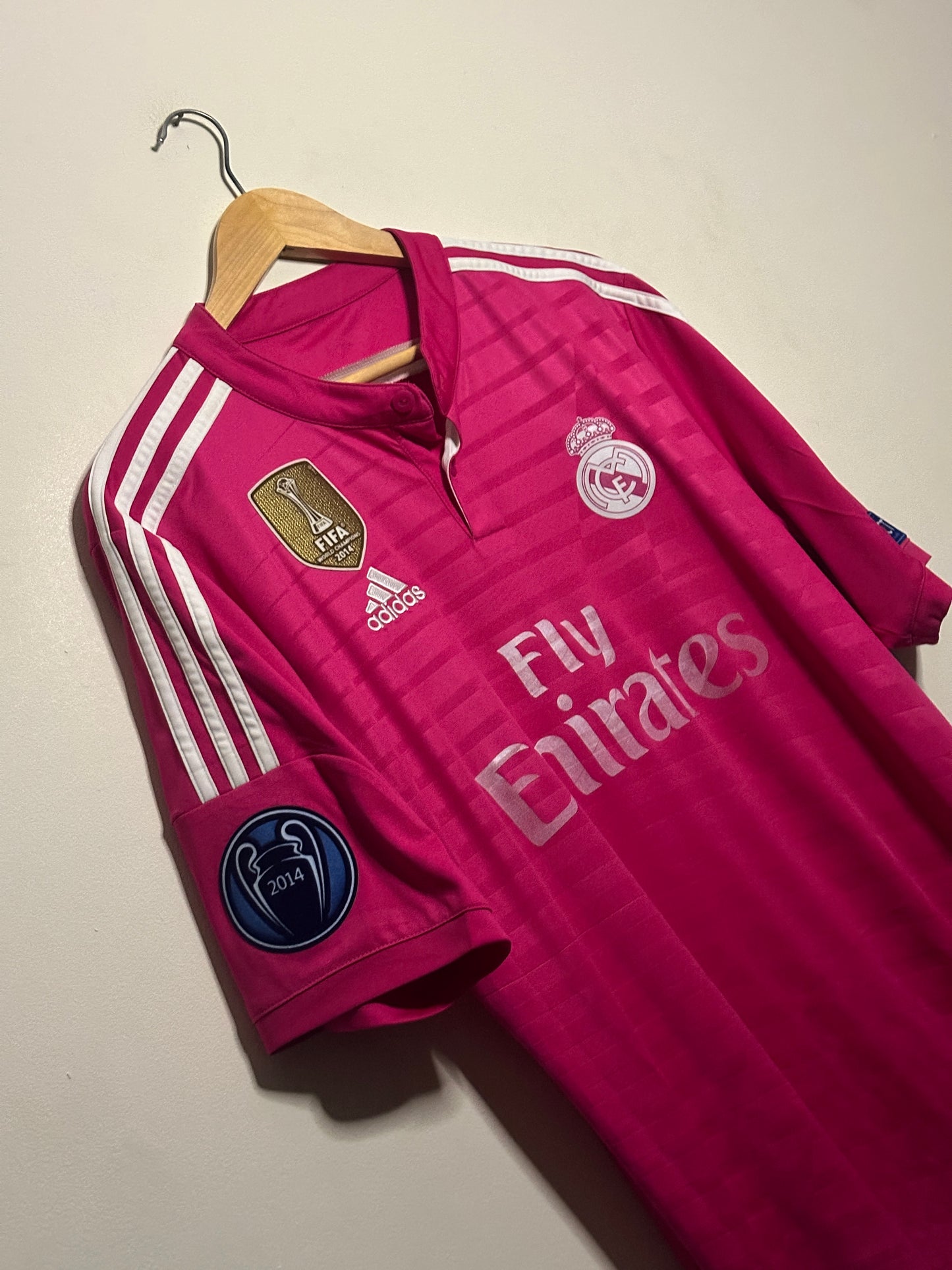James Rodriguez Real Madrid 2014-15 away football shirt (L)