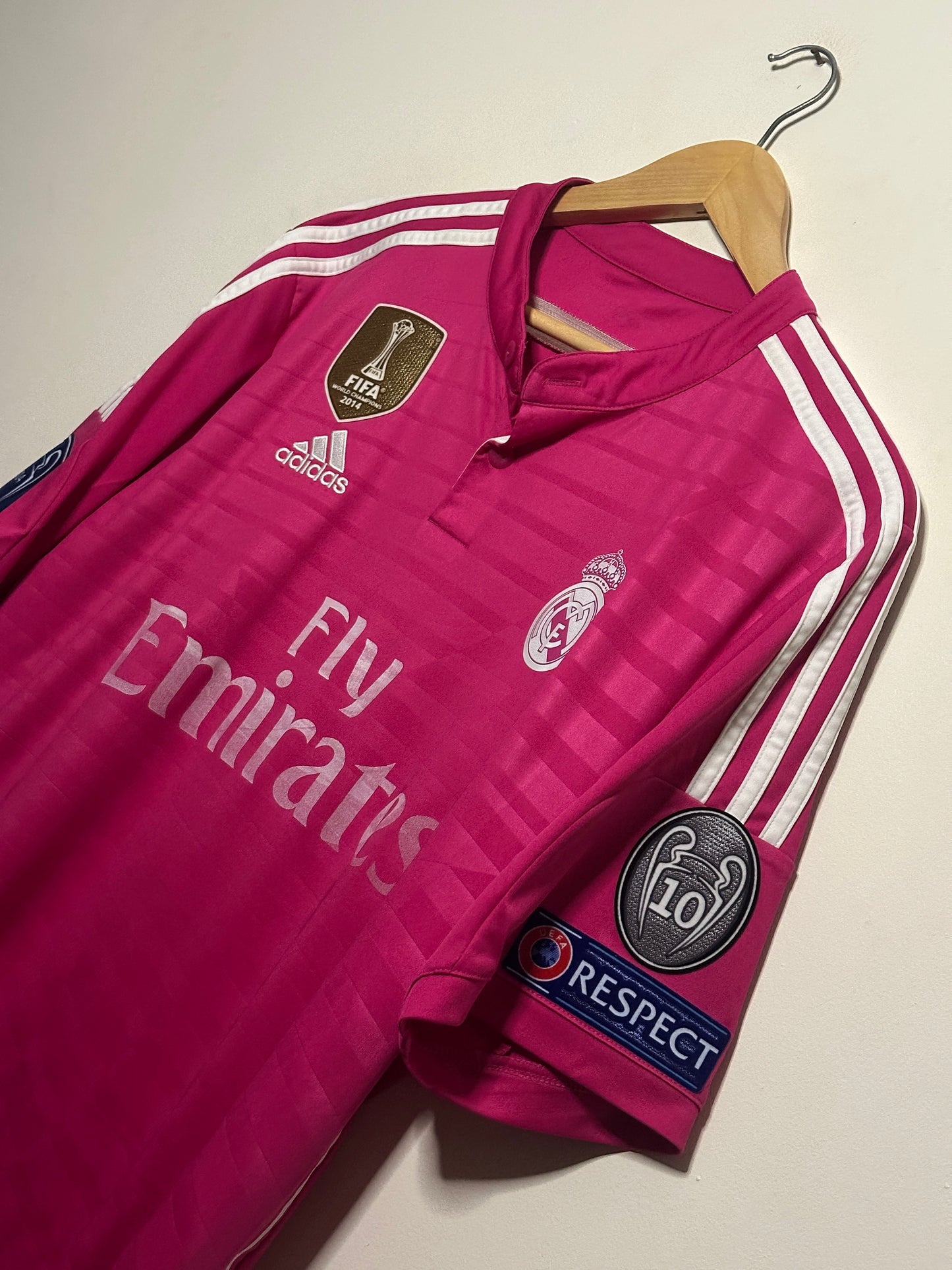 James Rodriguez Real Madrid 2014-15 away football shirt (L)