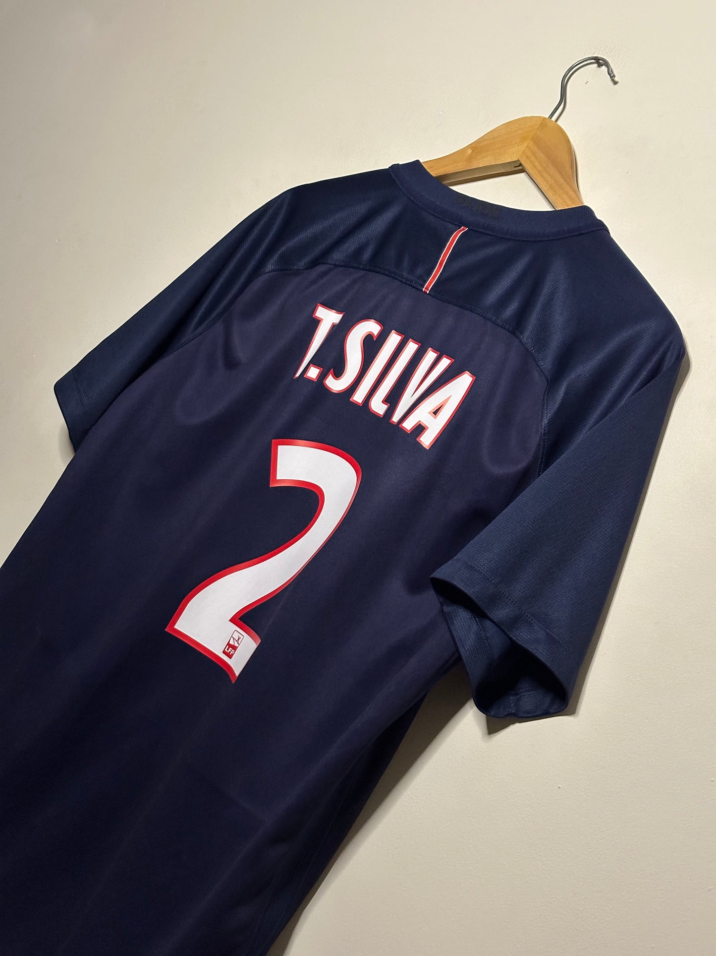 Thiago Silva PSG 2016-17 home football shirt (L)