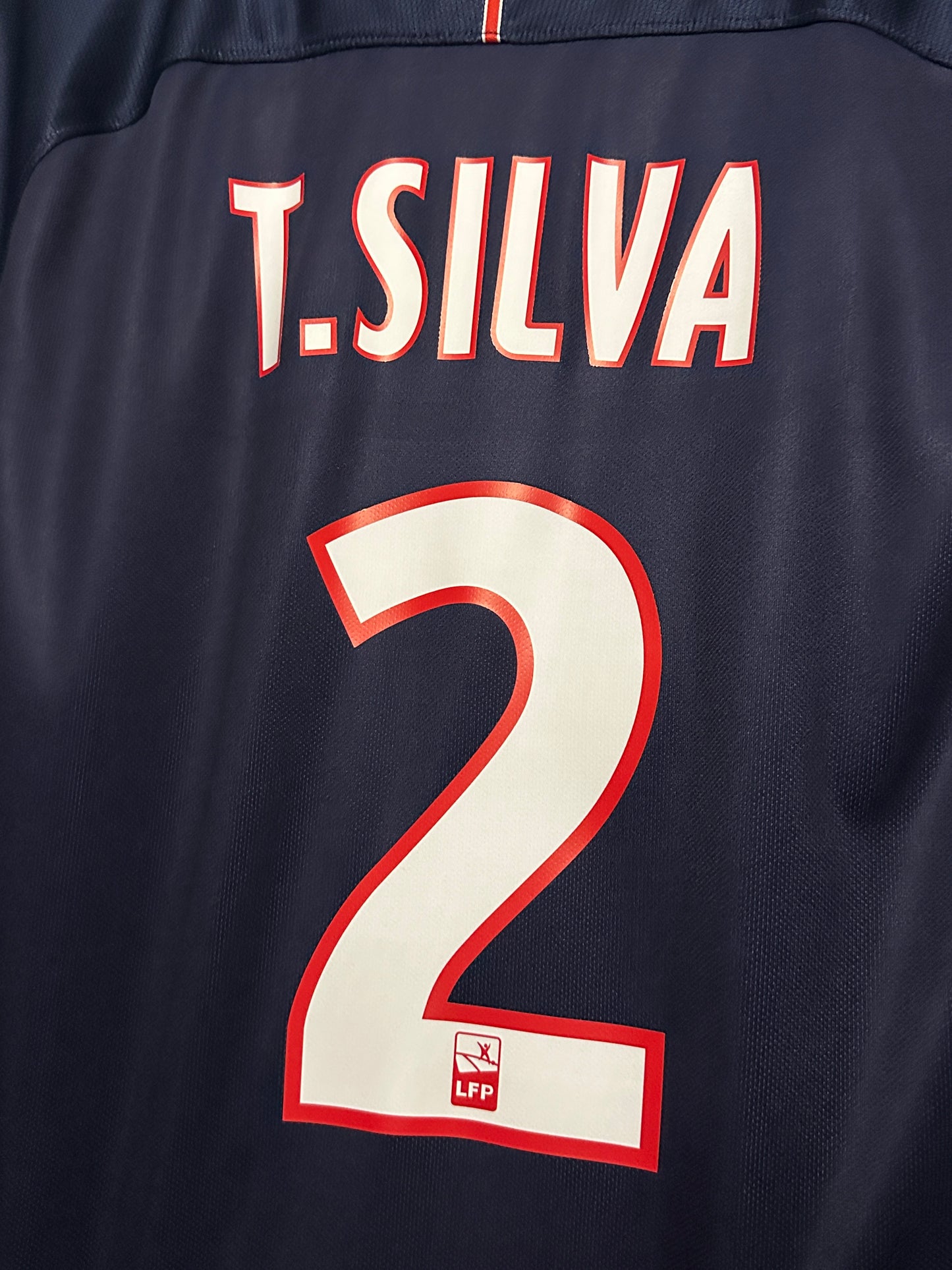 Thiago Silva PSG 2016-17 home football shirt (L)