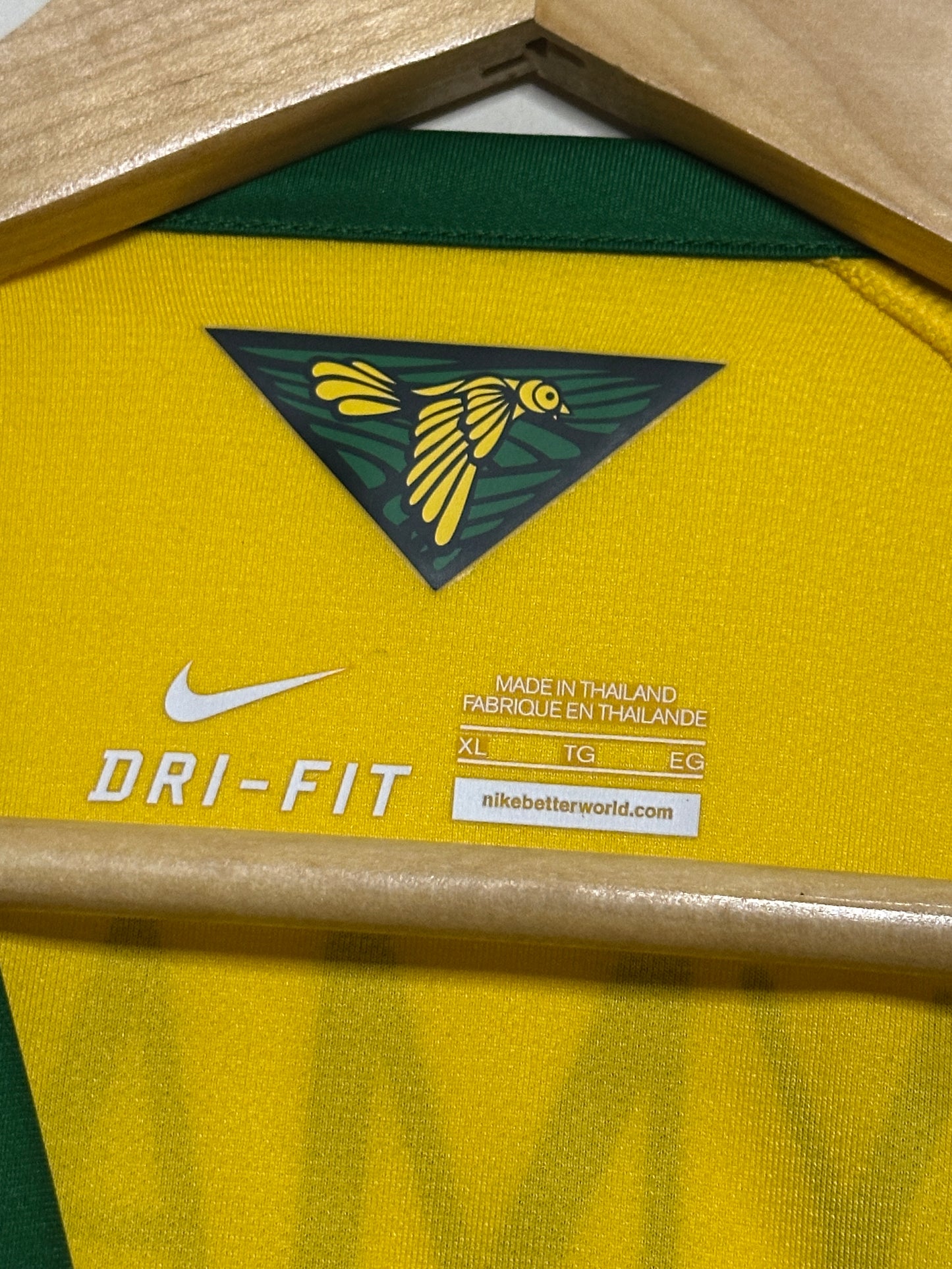 Neymar JR Brazil 2014 World Cup home football shirt (XL)