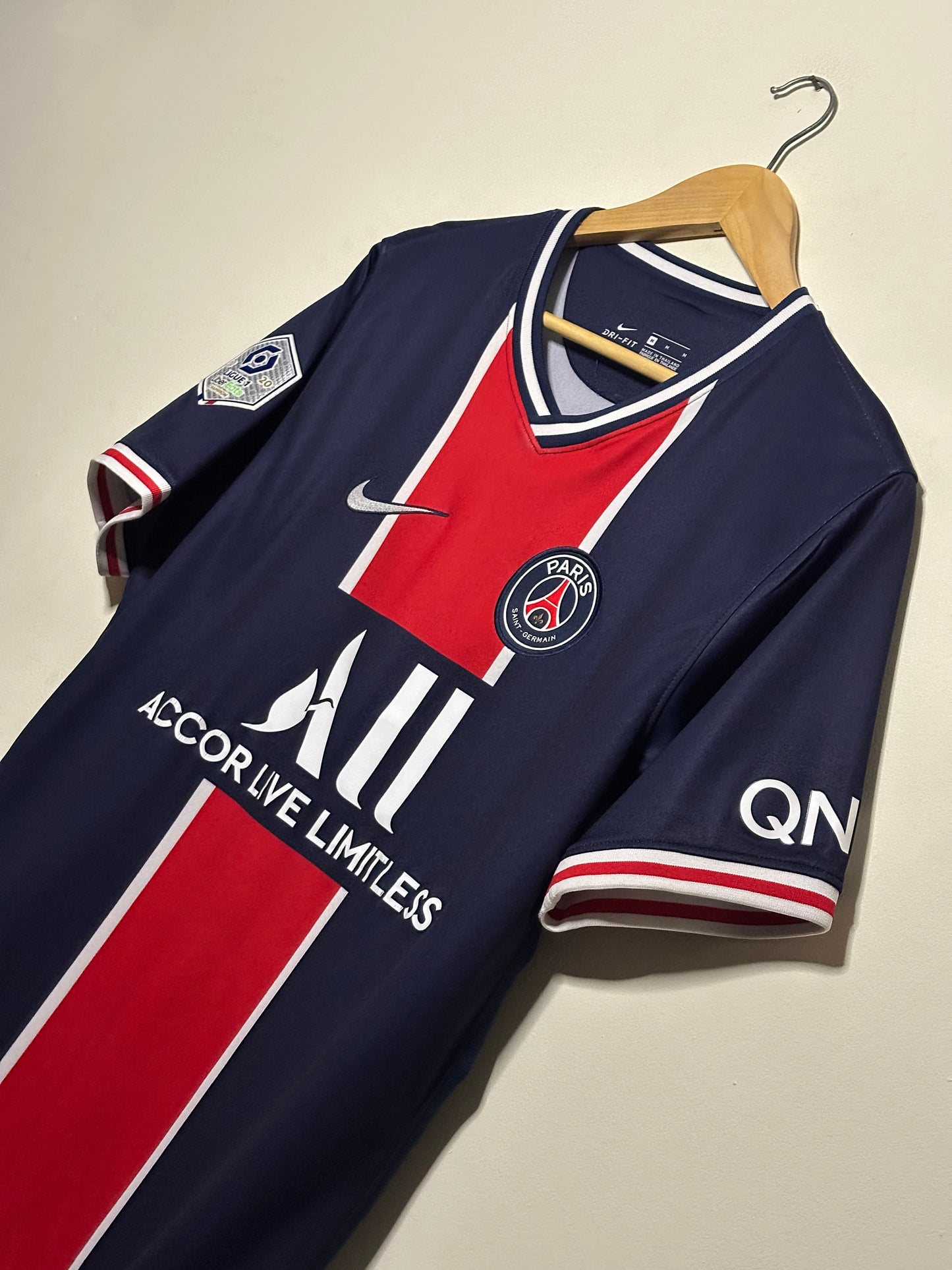 Neymar JR PSG 2020-21 home football shirt (M)
