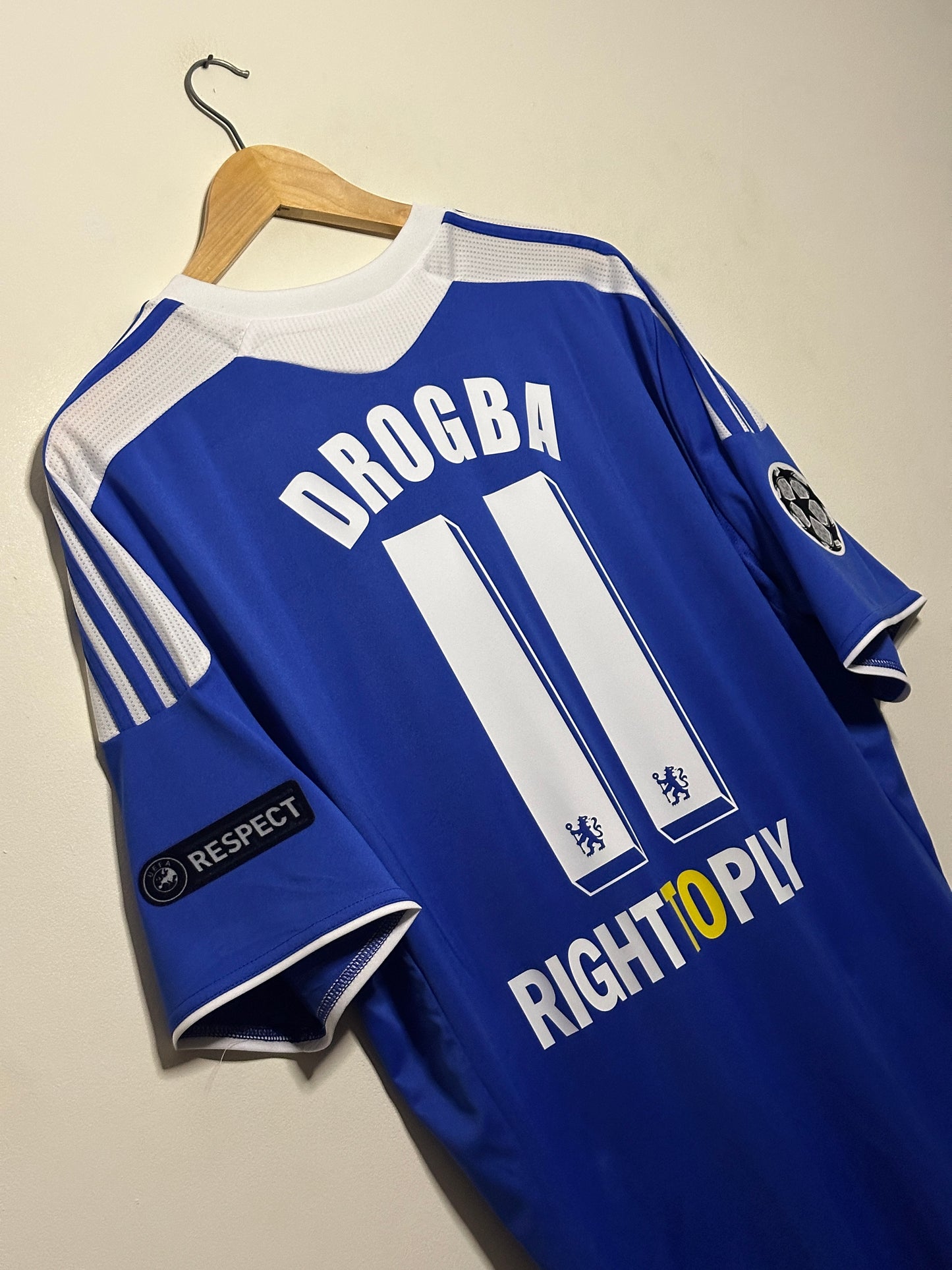 Didier Drogba Chelsea FC 2011-12 home football shirt (XL)
