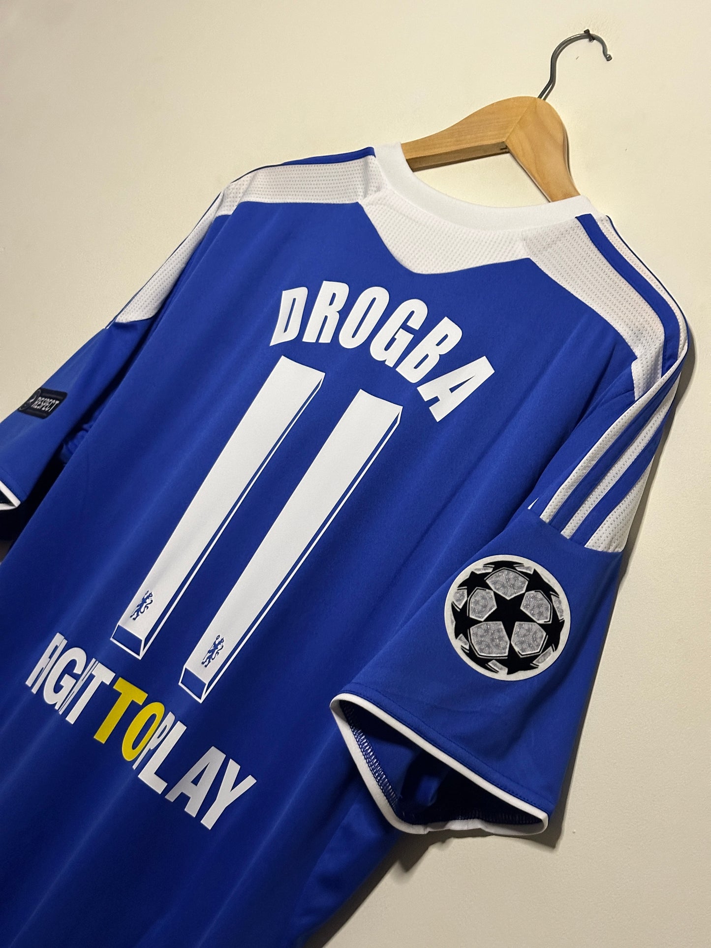 Didier Drogba Chelsea FC 2011-12 home football shirt (XL)