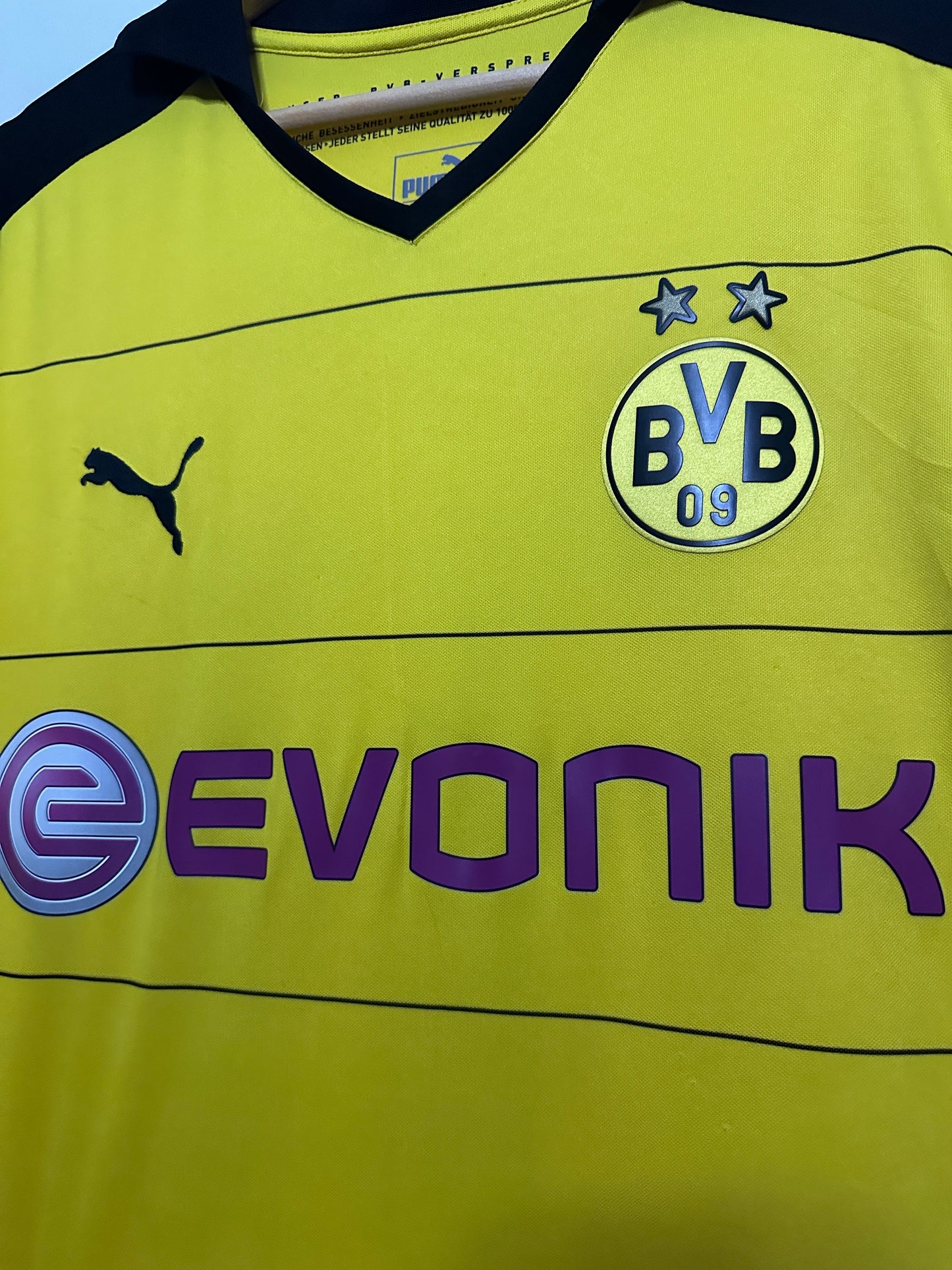 Marco Reus Borussia Dortmund 2015-16 home football shirt (L)