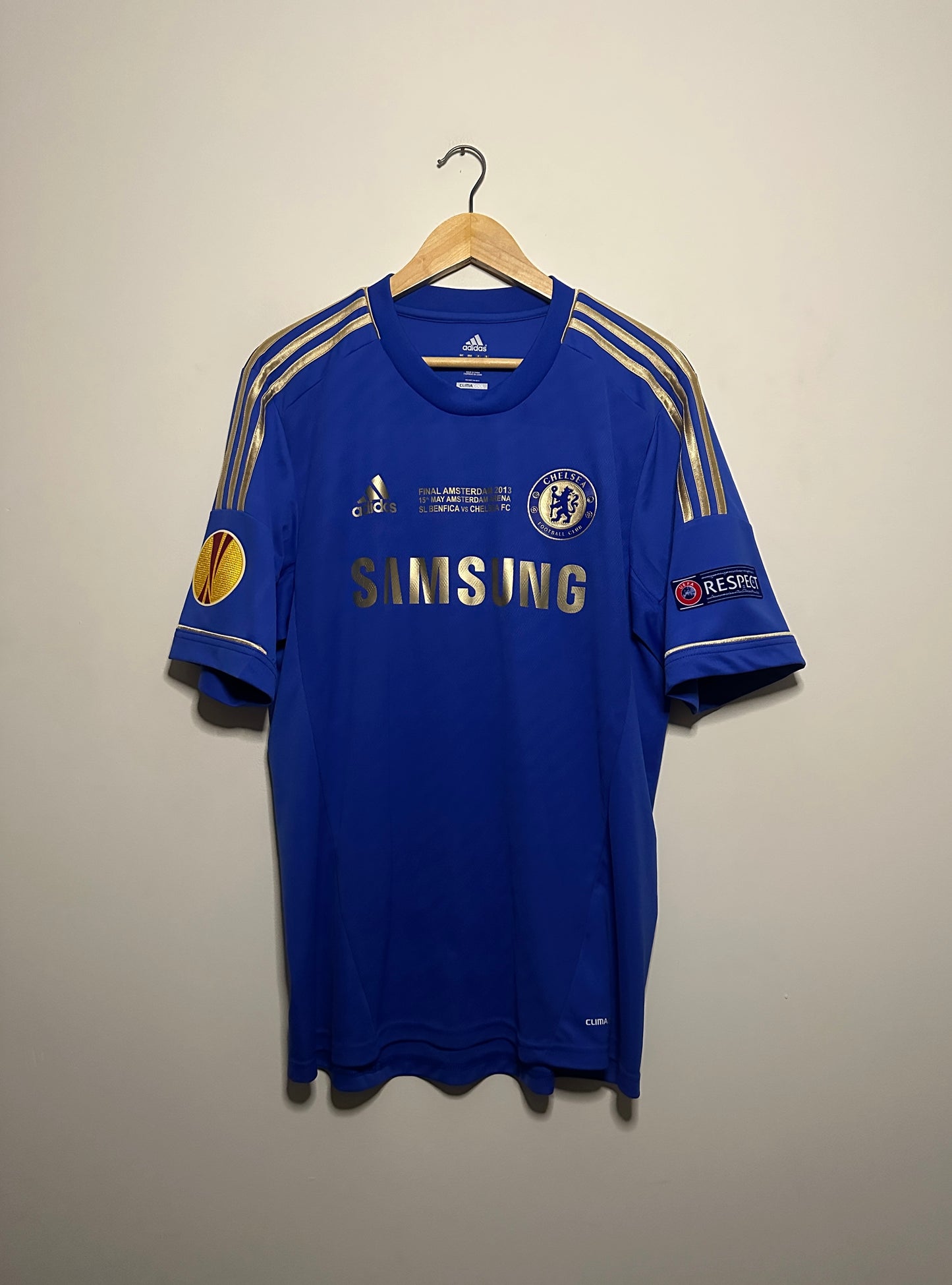 Eden Hazard Chelsea FC 2012-13 Europa League final version home football shirt (L)