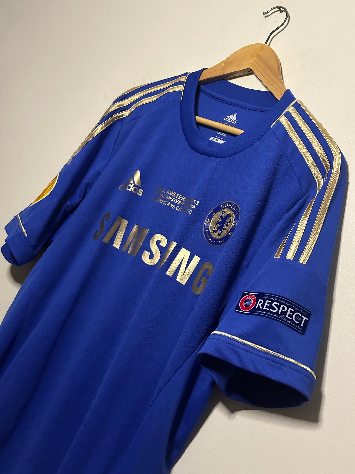 Eden Hazard Chelsea FC 2012-13 Europa League final version home football shirt (L)