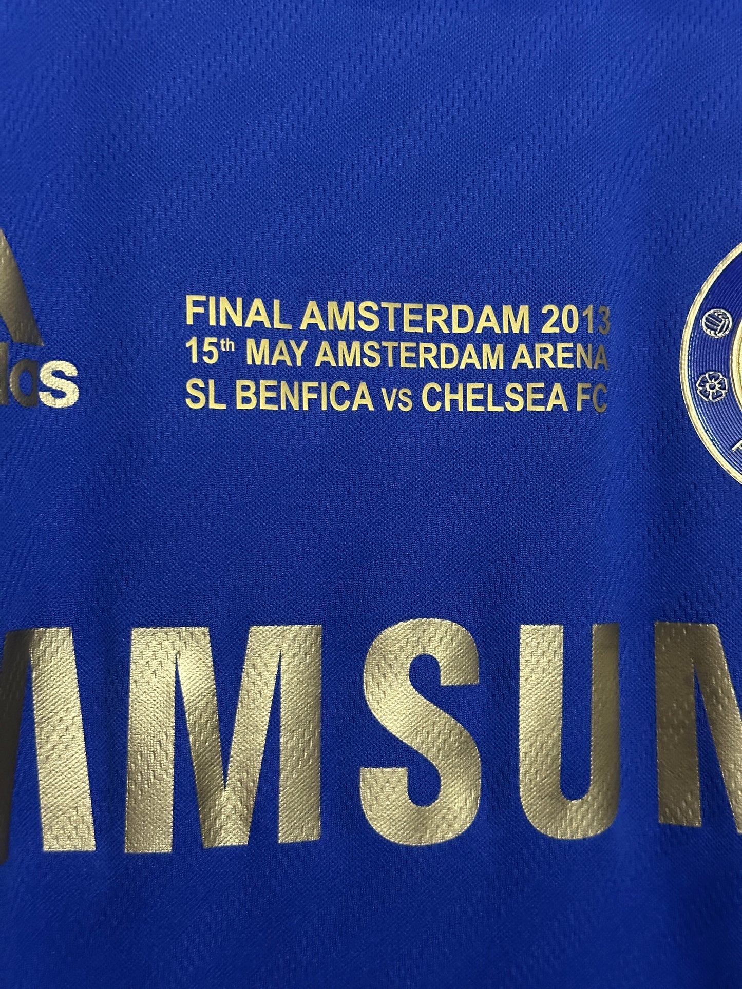 Eden Hazard Chelsea FC 2012-13 Europa League final version home football shirt (L)