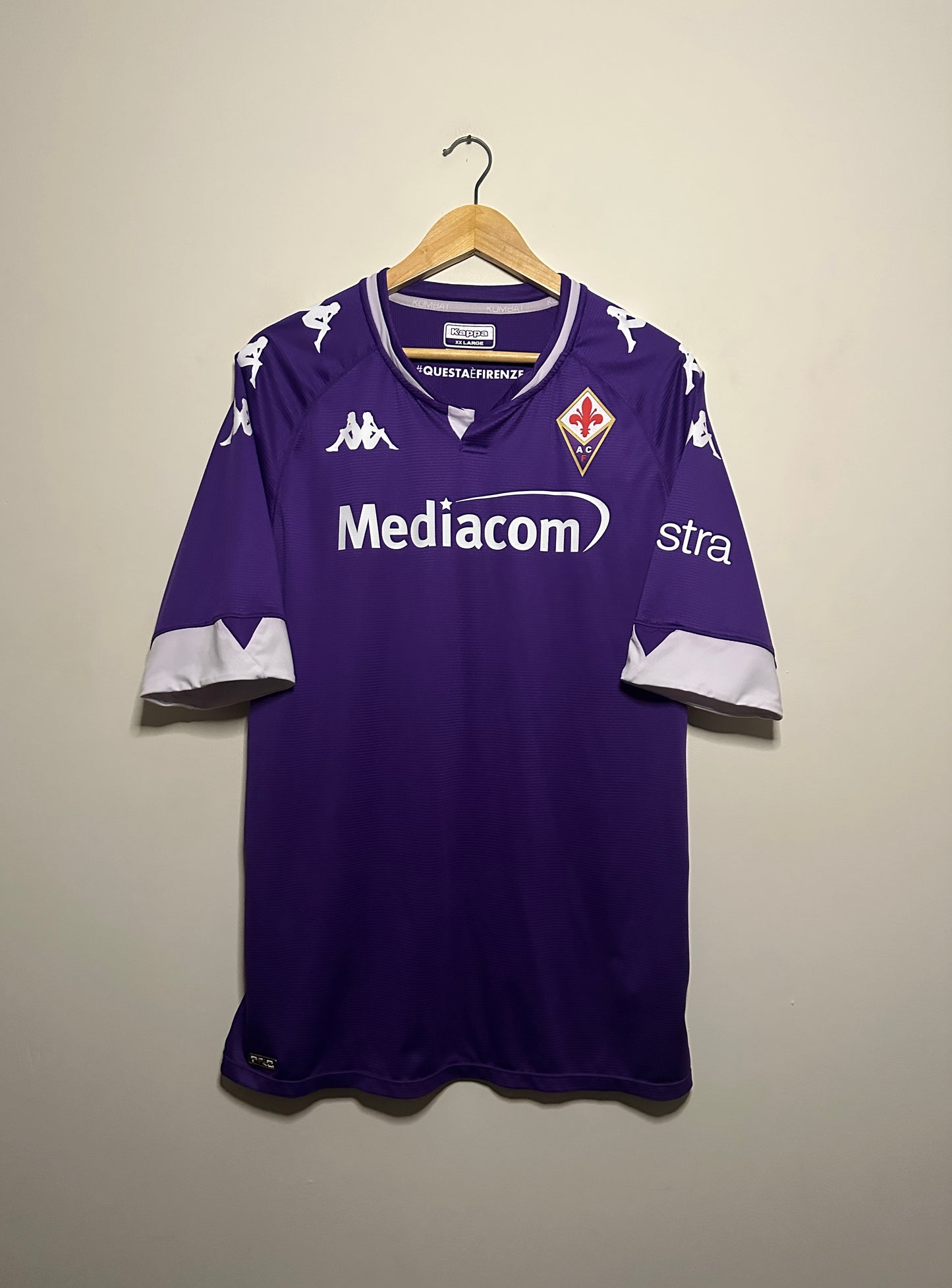 Franck Ribery ACF Fiorentina 2020-21 player version home football shirt (L)