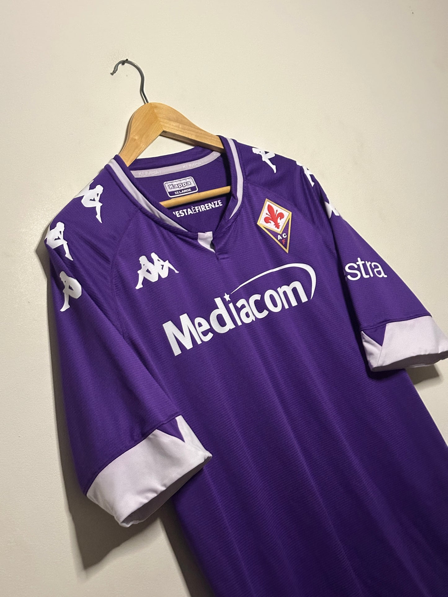 Franck Ribery ACF Fiorentina 2020-21 player version home football shirt (L)