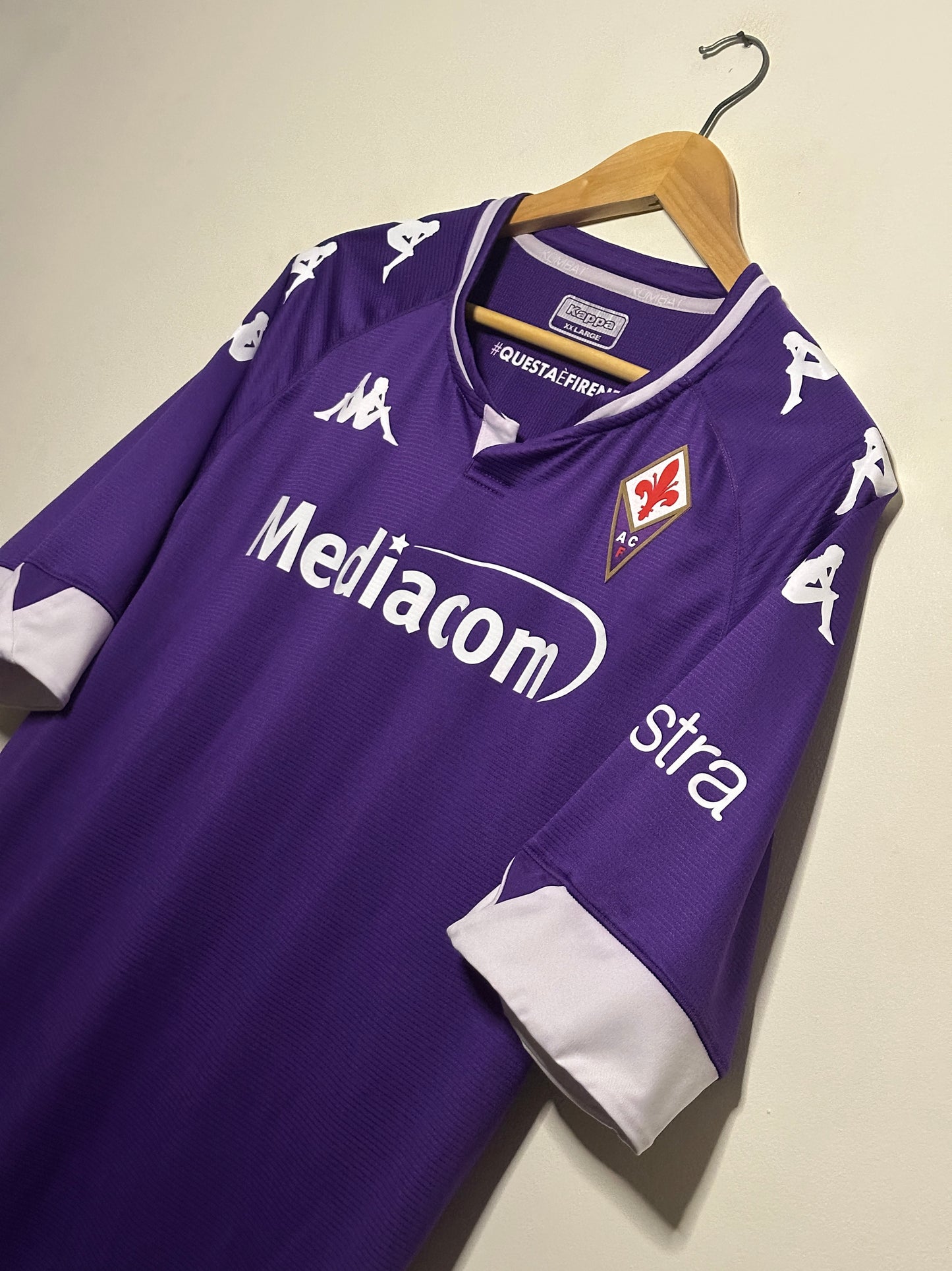 Franck Ribery ACF Fiorentina 2020-21 player version home football shirt (L)