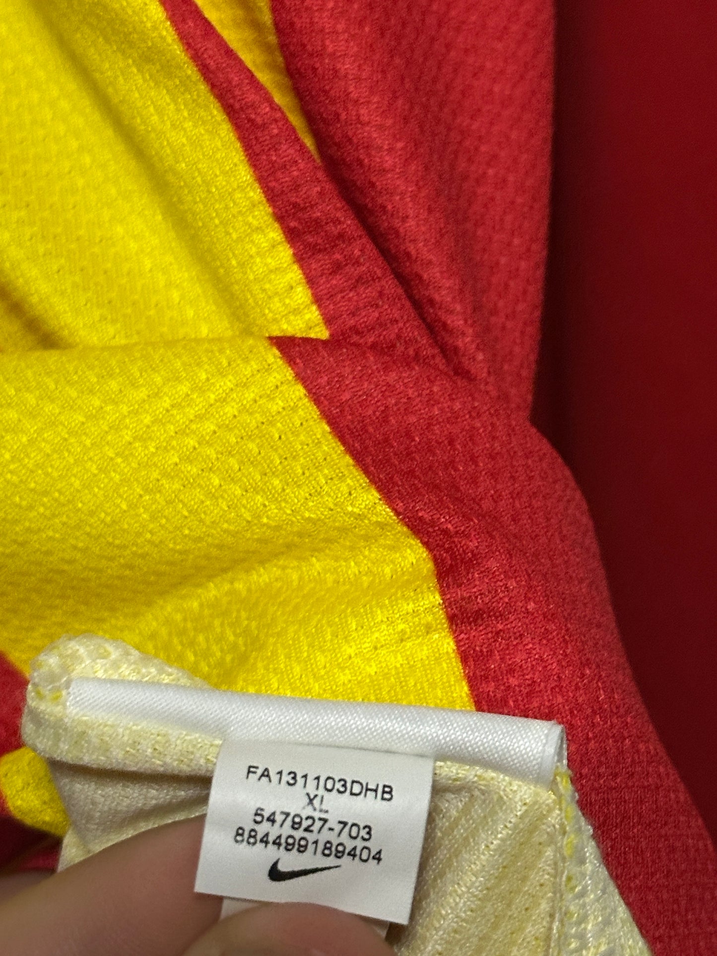 Neymar JR FC Barcelona 2013-14 long sleeve away football shirt (XL)