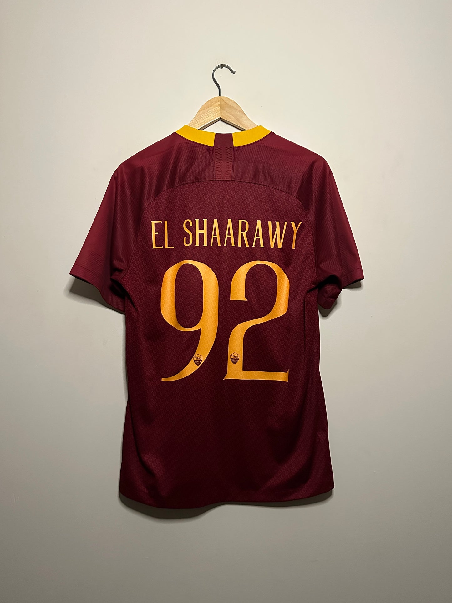 Stephan El Shaaraway AS Roma 2018-19 home football shirt (M)