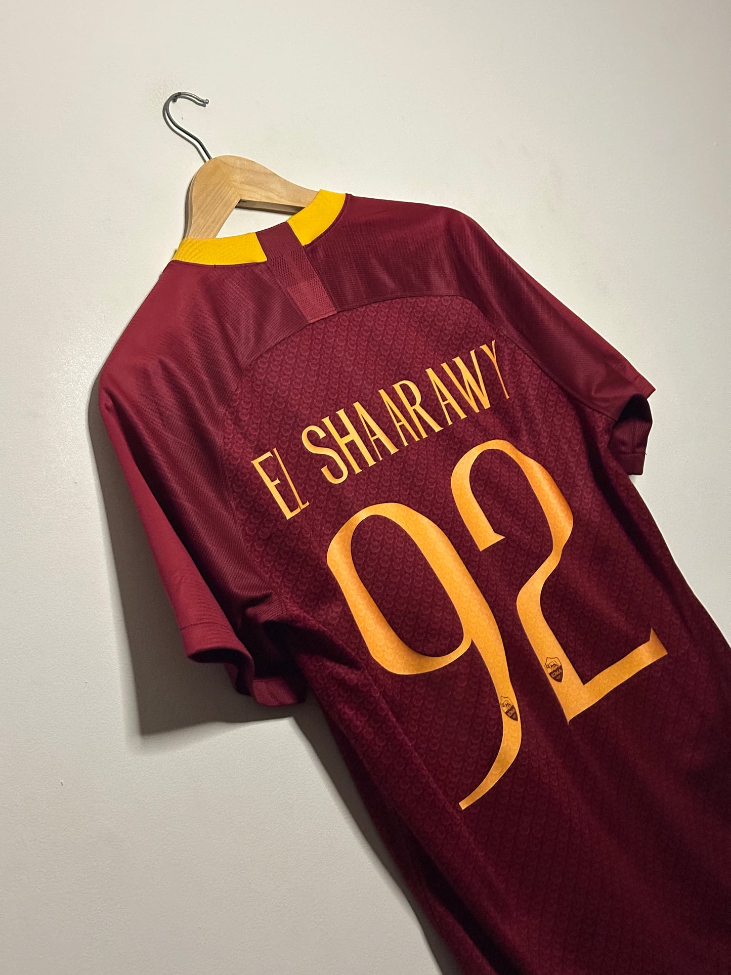 Stephan El Shaaraway AS Roma 2018-19 home football shirt (M)