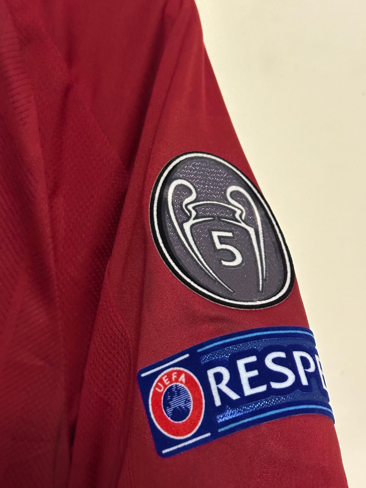 Mohamed Salah Liverpool FC 2018-19 champions league final edition home football shirt (M)
