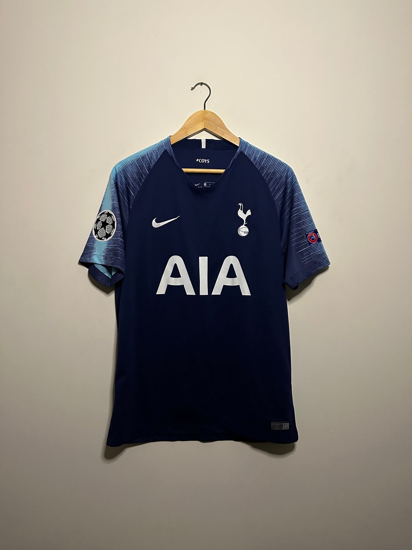 Heung-Min Son Tottenham Hotspur 2018-19 away football shirt (M)