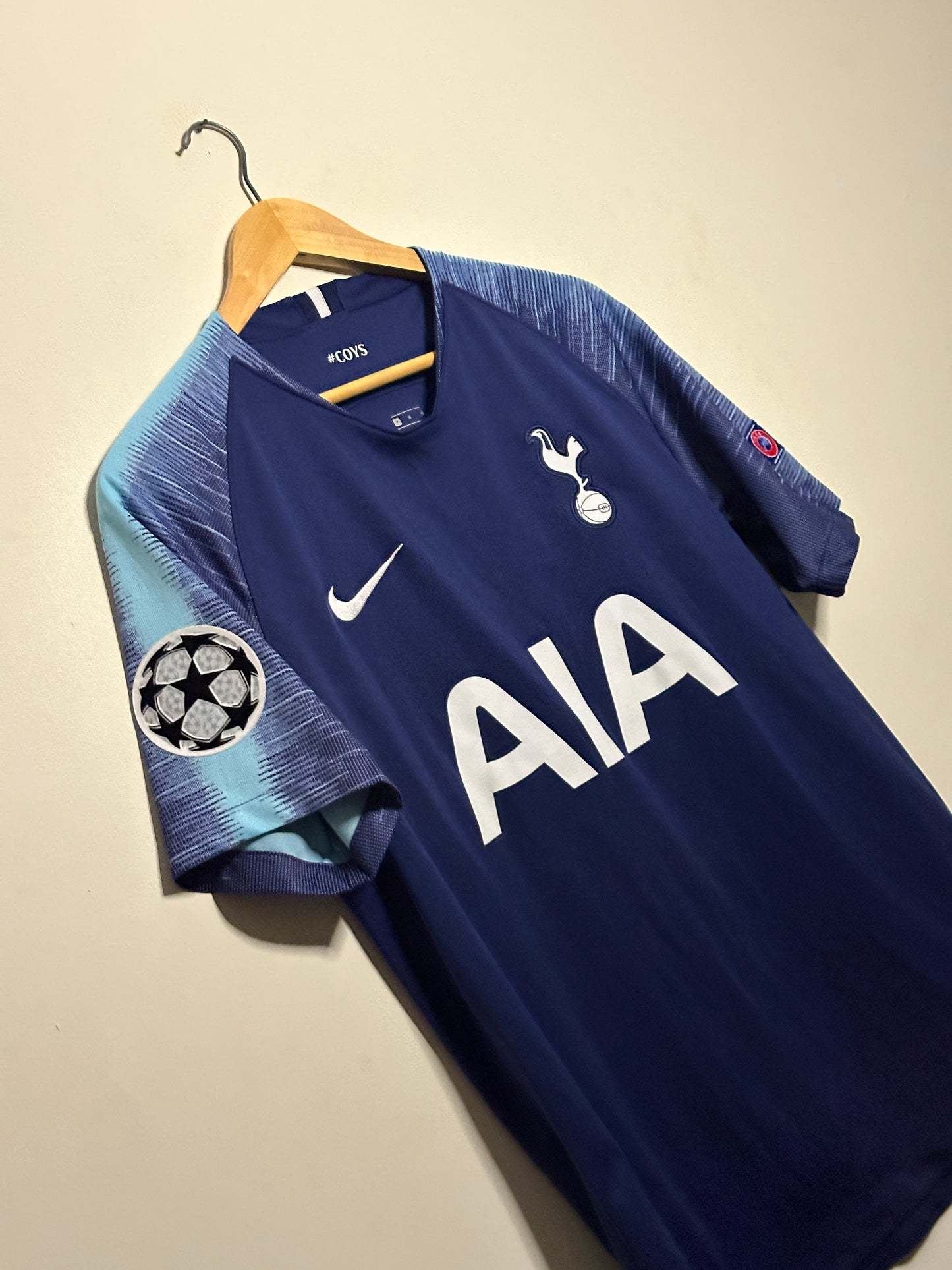 Heung-Min Son Tottenham Hotspur 2018-19 away football shirt (M)