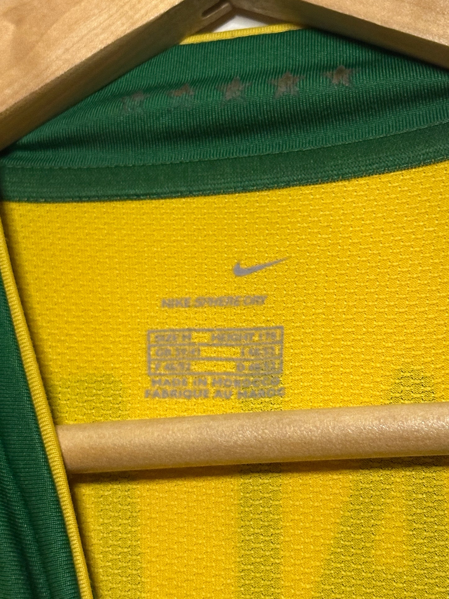 Ronaldinho Brazil 2006 World Cup home football shirt (M)