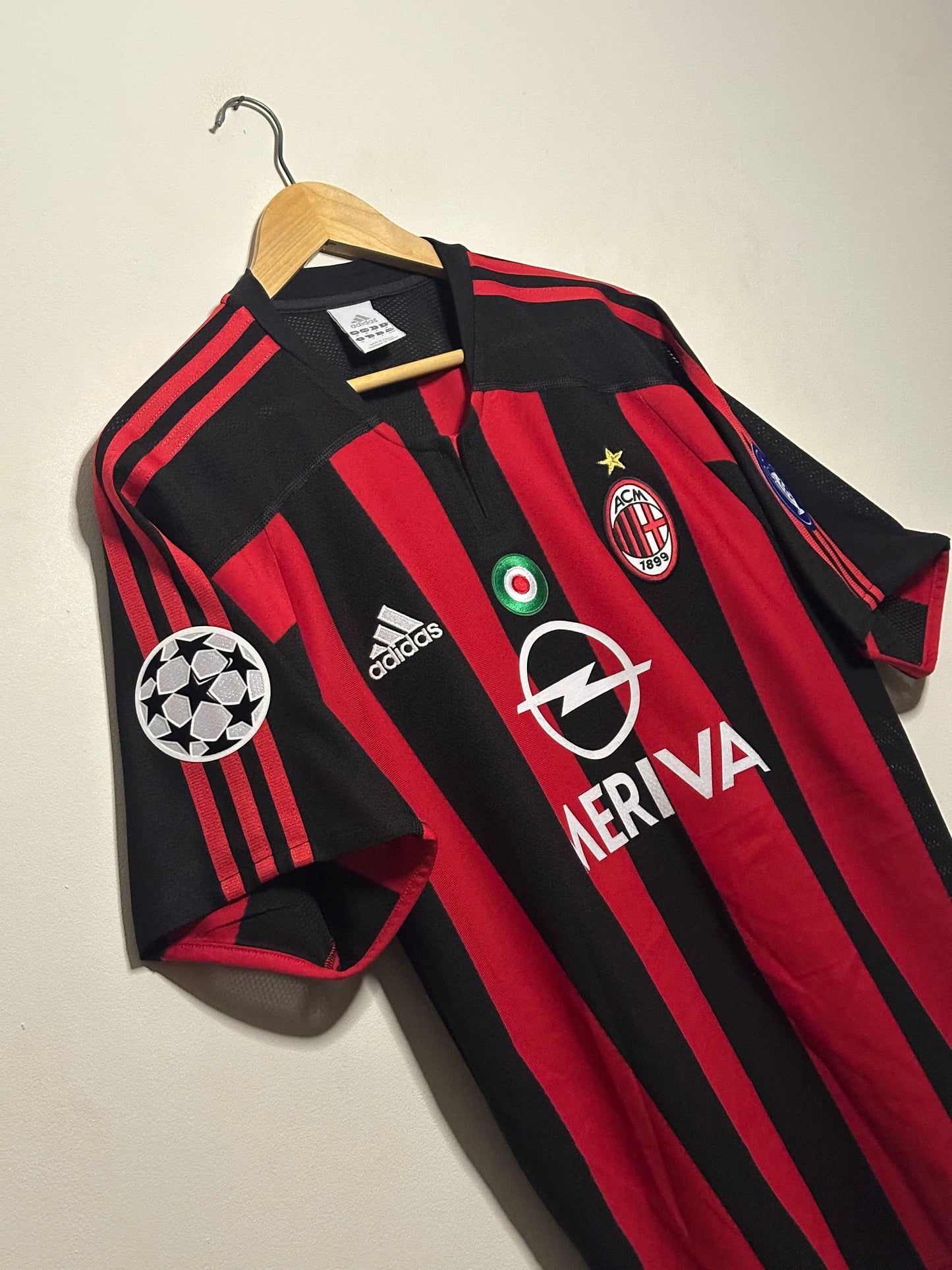 Kaka AC Milan 2003-04 home football shirt (M)