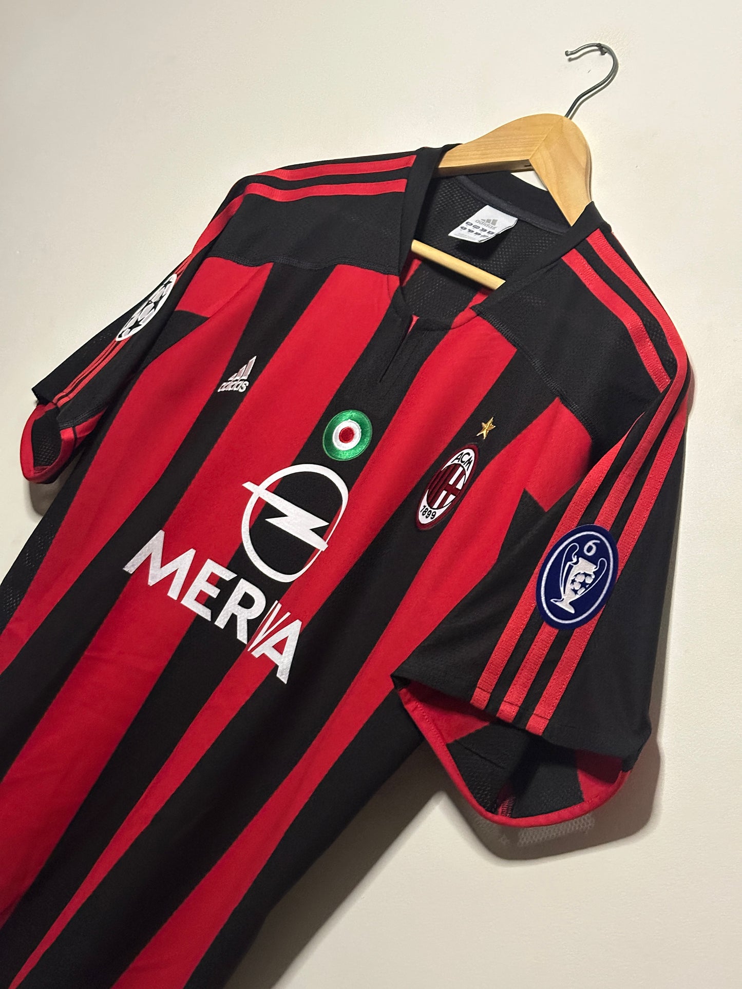 Kaka AC Milan 2003-04 home football shirt (M)