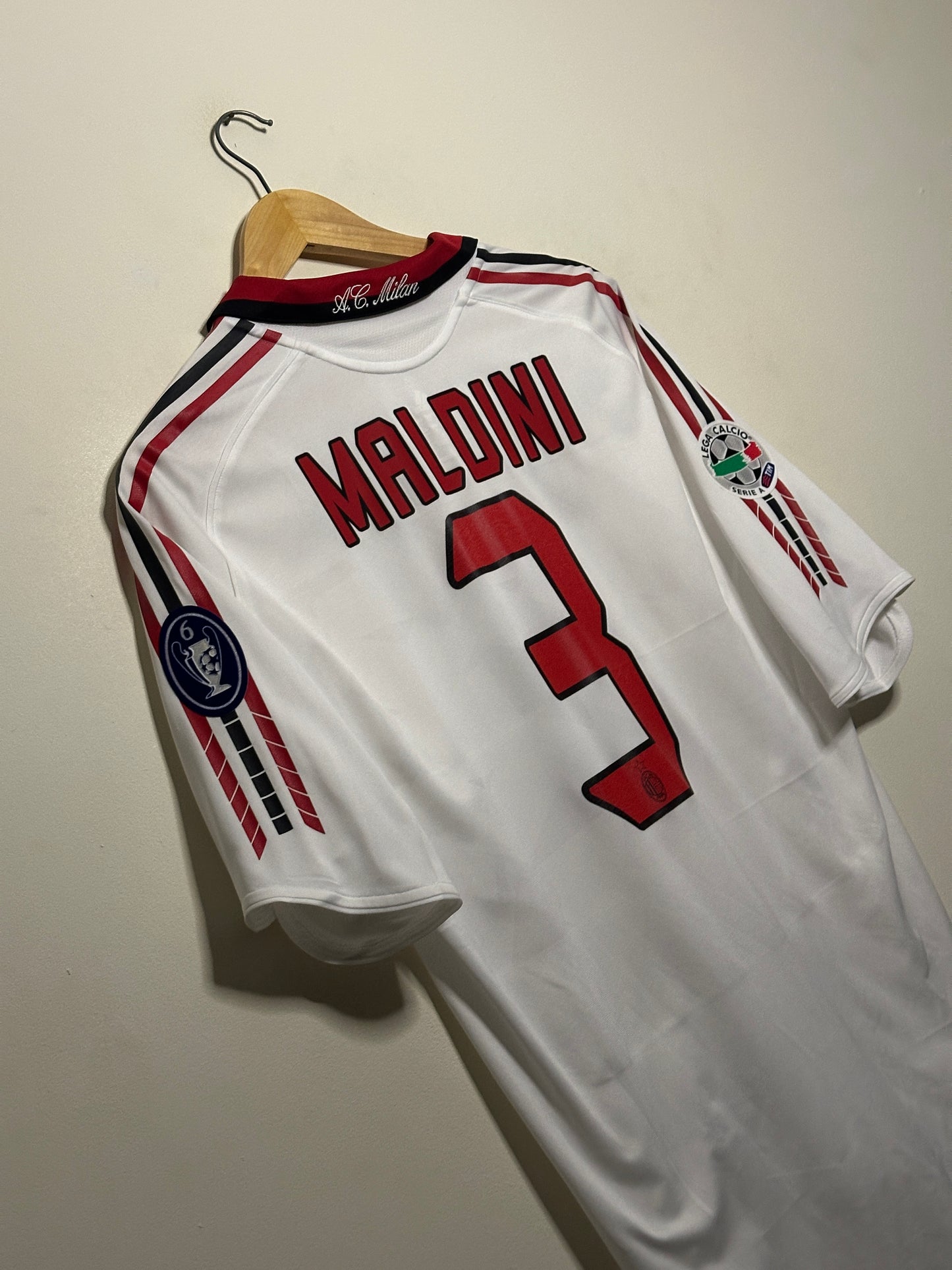 Paolo Maldini AC Milan 2003-04 away football shirt (M)
