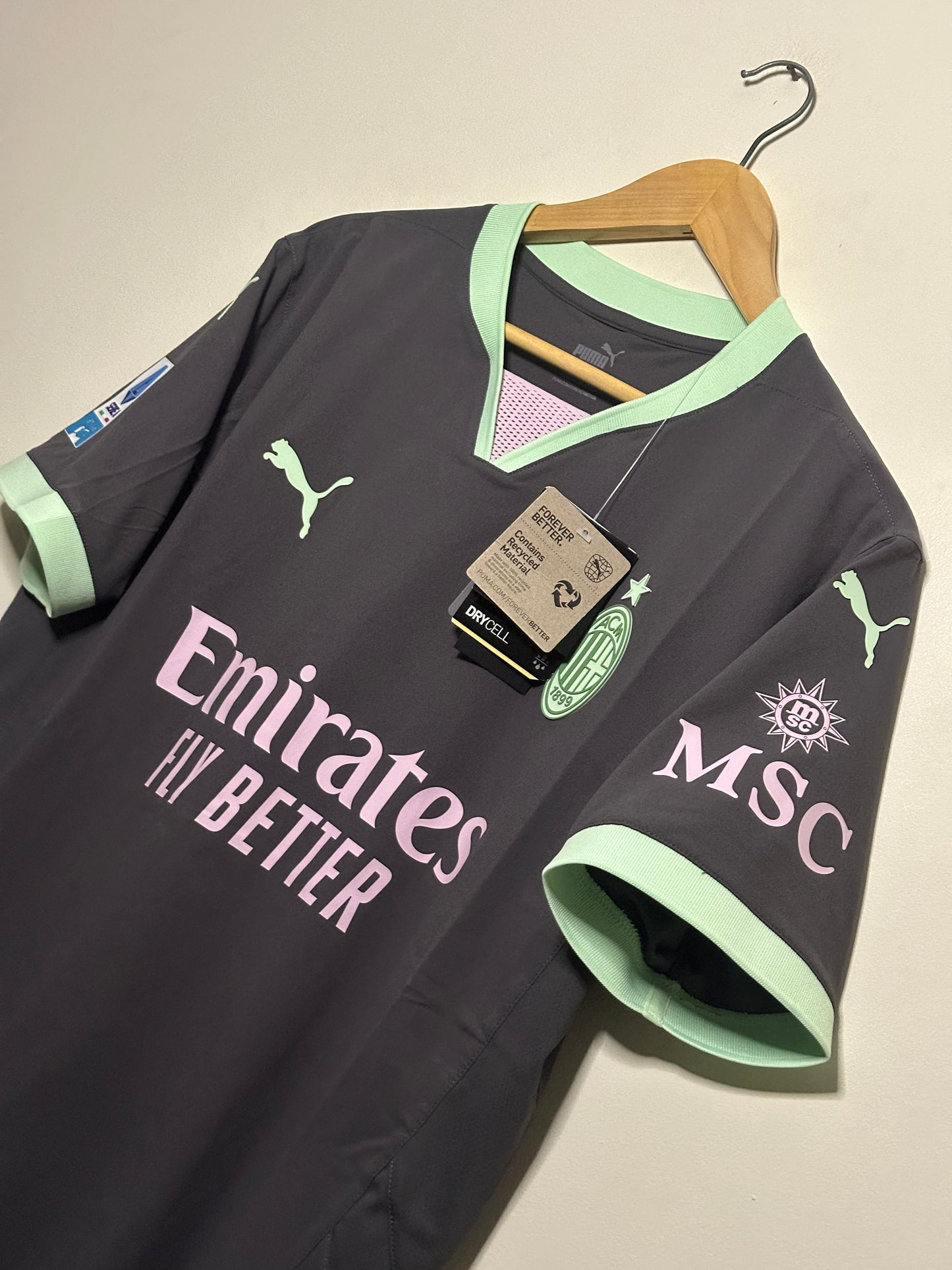 Tijjani Reijnders AC Milan 2024-25 ultraweave third football shirt (L)