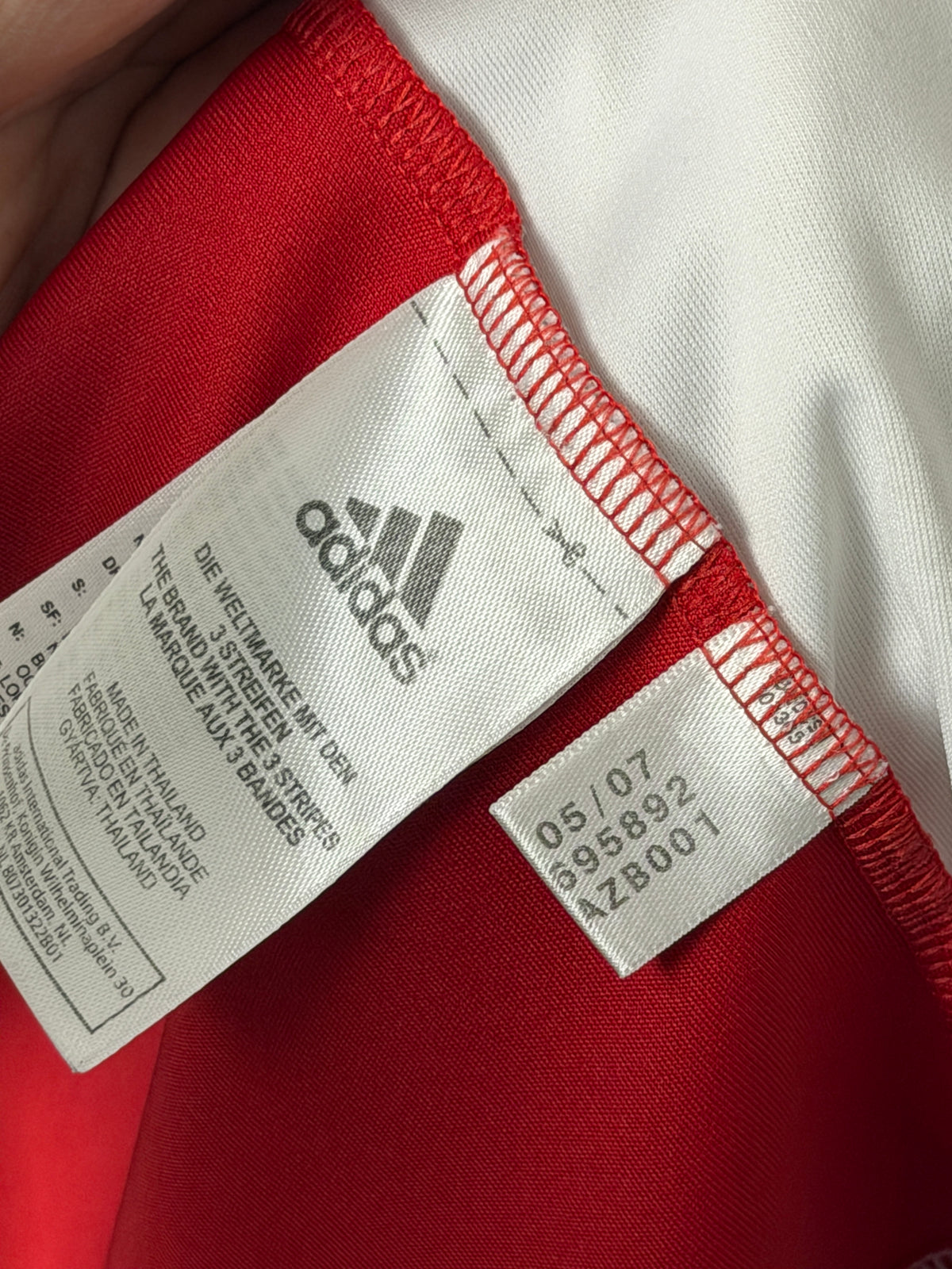 Luis Suarez AFC Ajax 2007-08 home football shirt (XL)