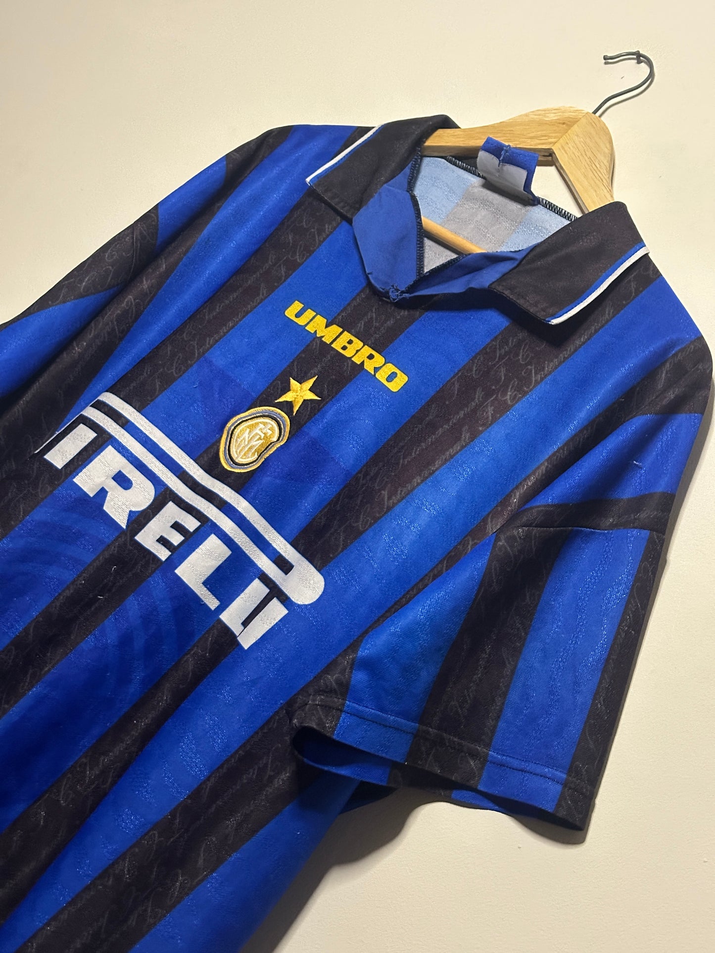Inter Milan 1996-97 home football shirt (XL)
