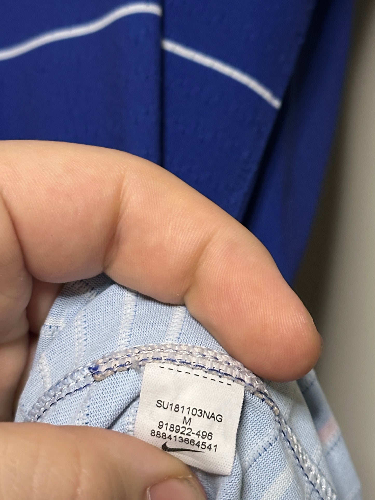 Eden Hazard Chelsea FC 2018-19 Vaporknit home football shirt (M)